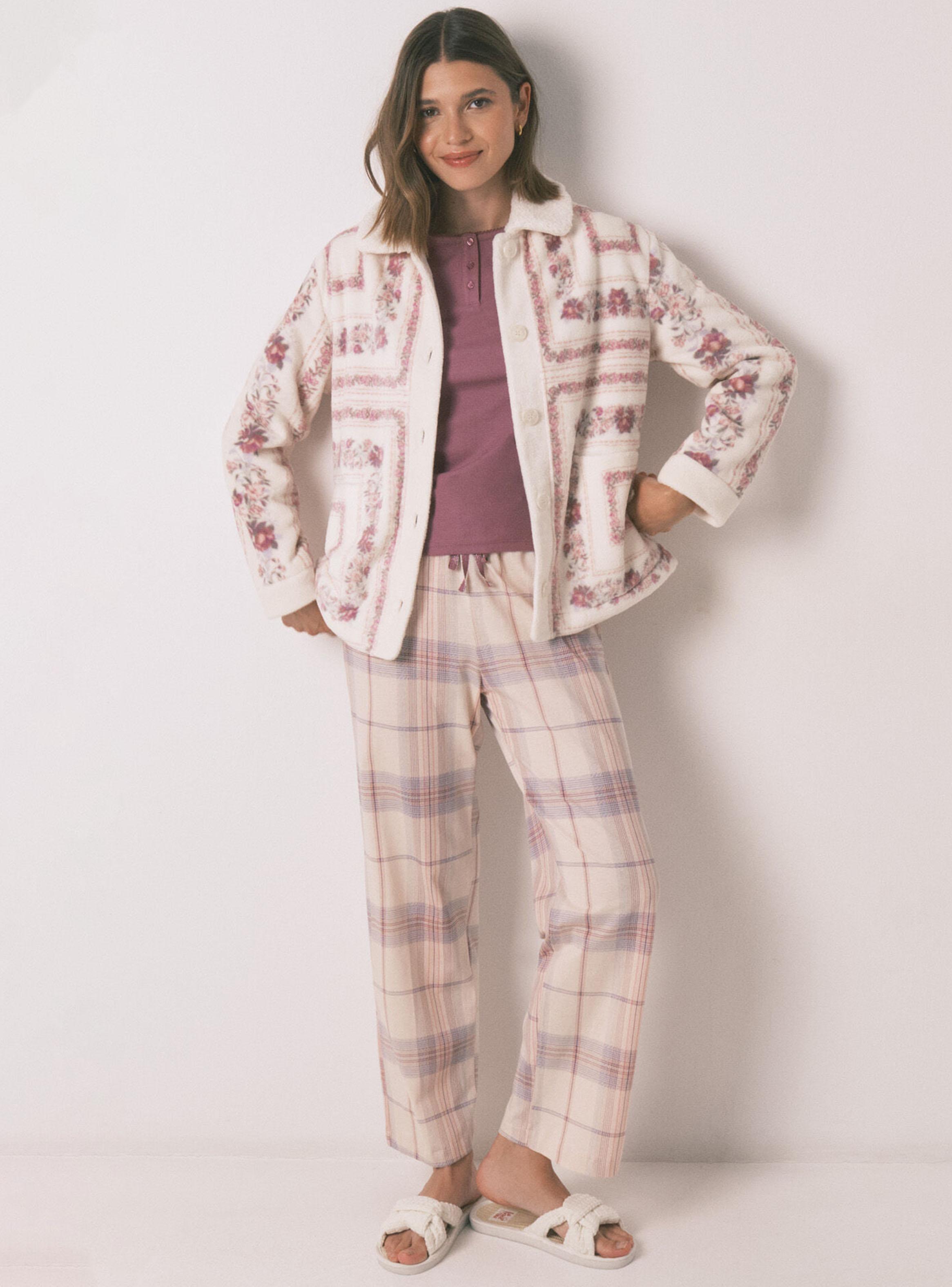 Bata Corta Polar Rosa-4