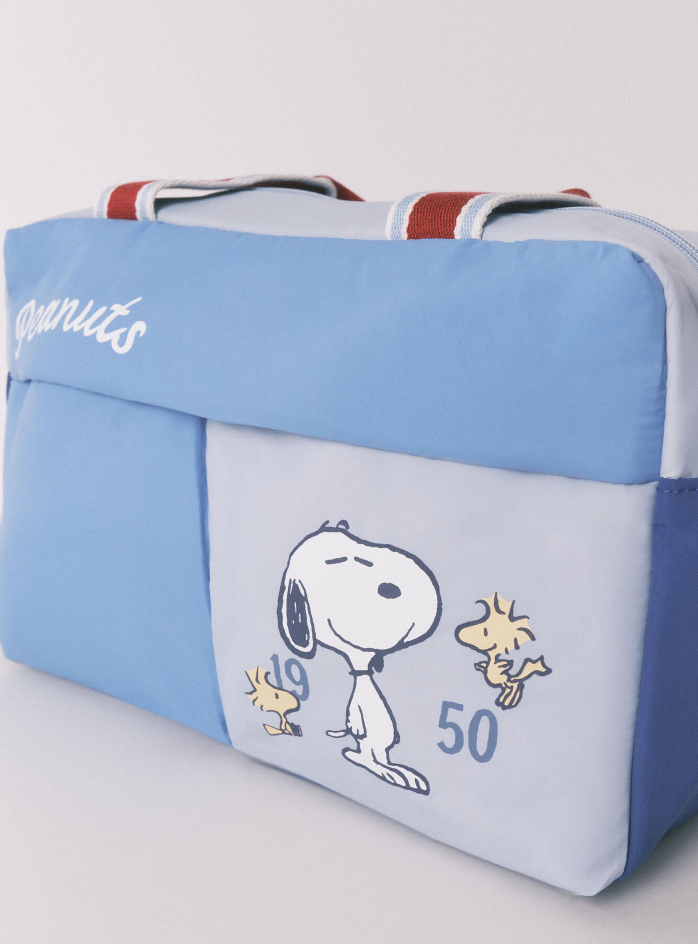 Neceser Grande Snoopy Azul Estampado-3