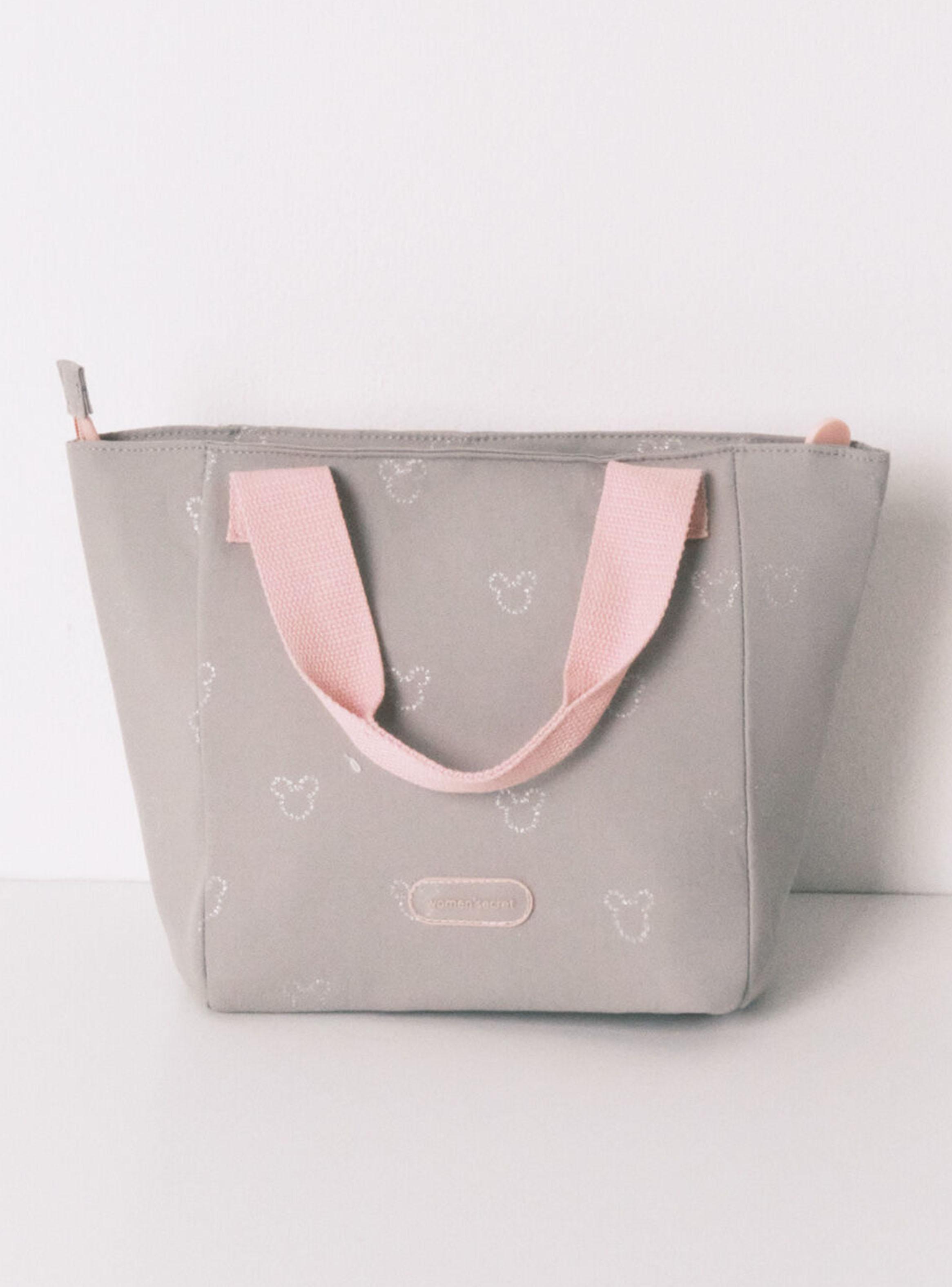 Bolsa Térmica Porta Alimentos Gris Mickey-2