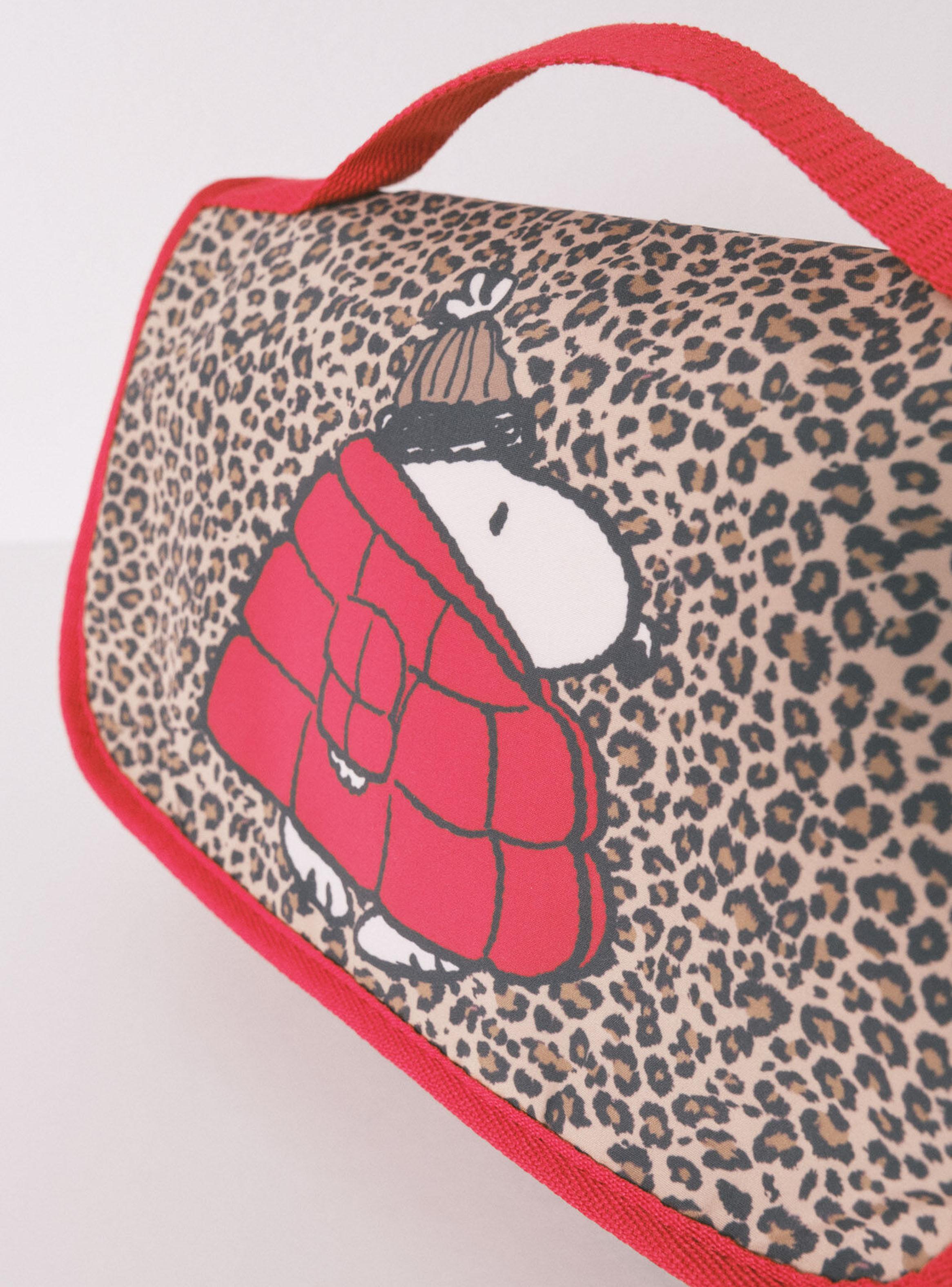 Neceser Mediano Percha Animal Print Snoopy-4