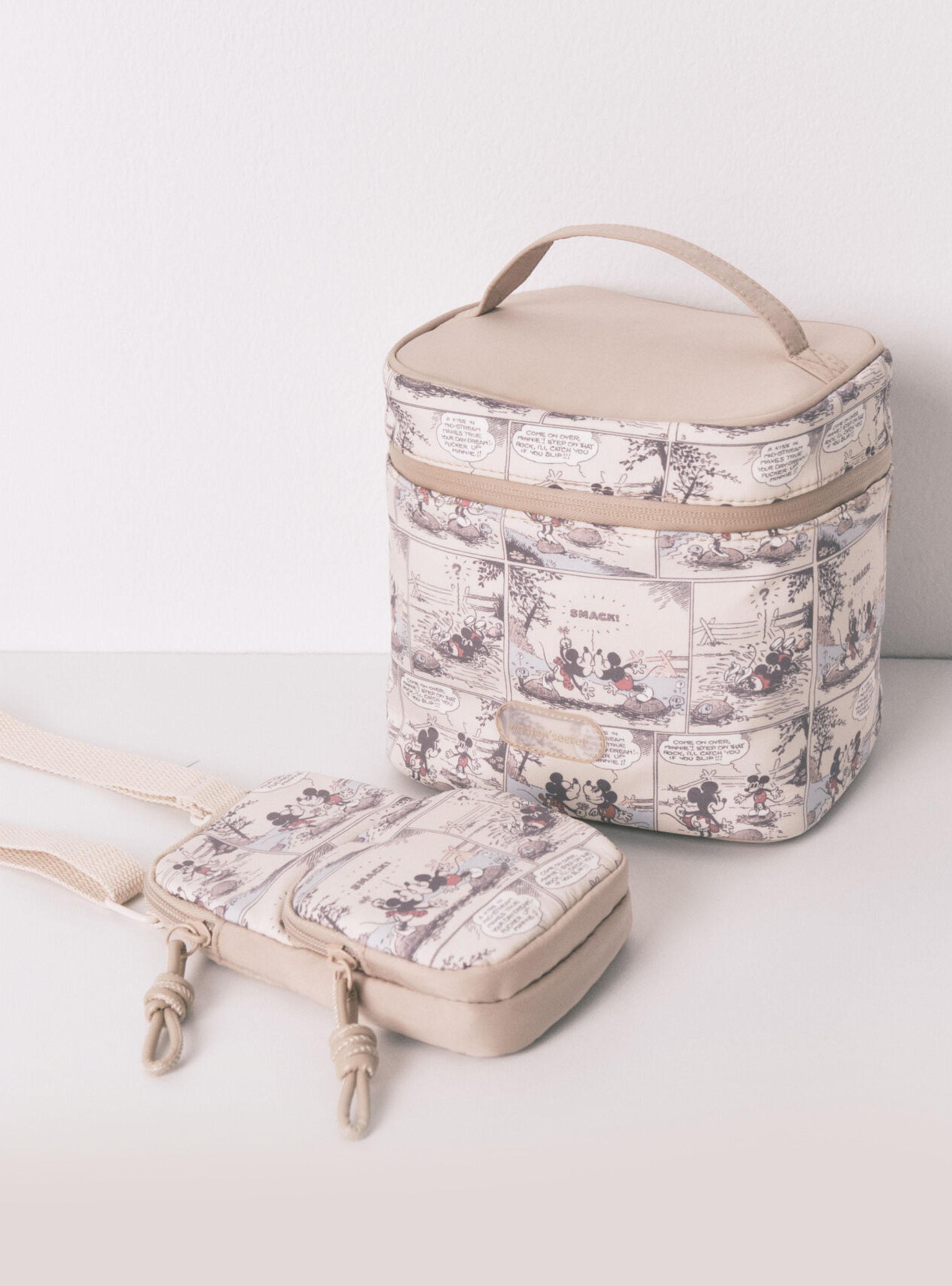 Neceser Mediano Nailon Mickey Mouse-3