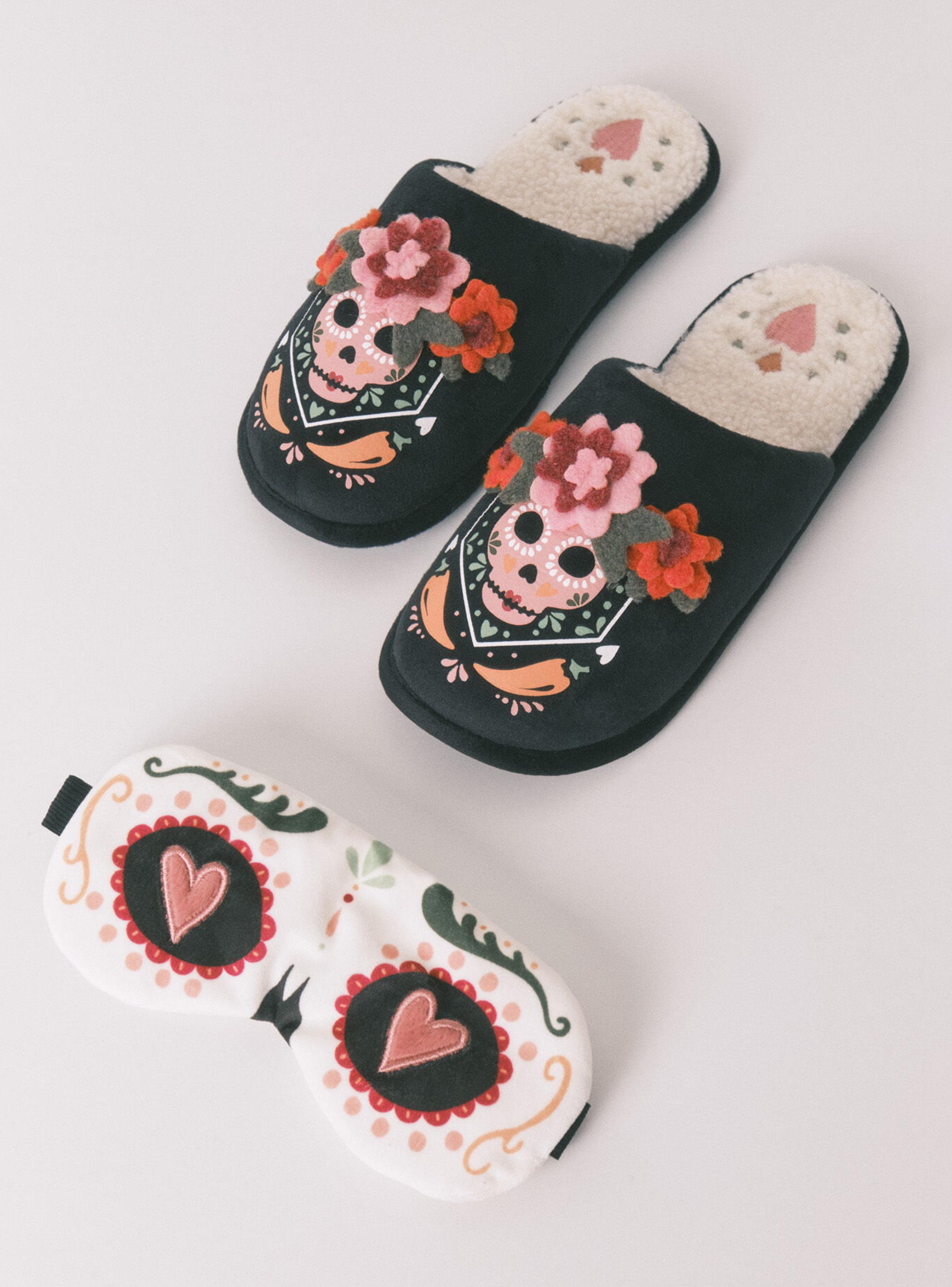 Pantuflas Print 3D Calaveras Mexicanas-5