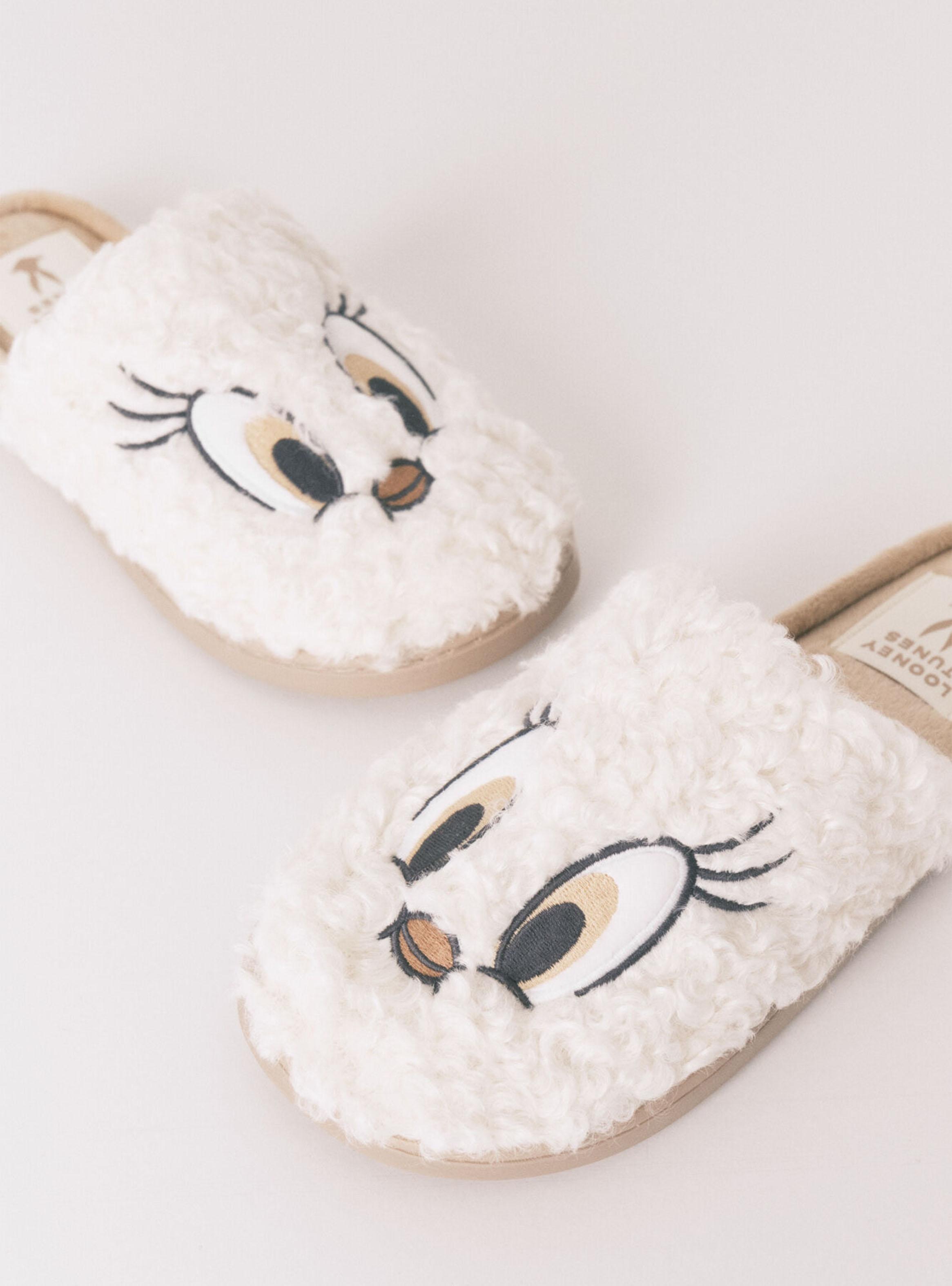 Pantuflas Casa Corderito Blanco Piolín-4
