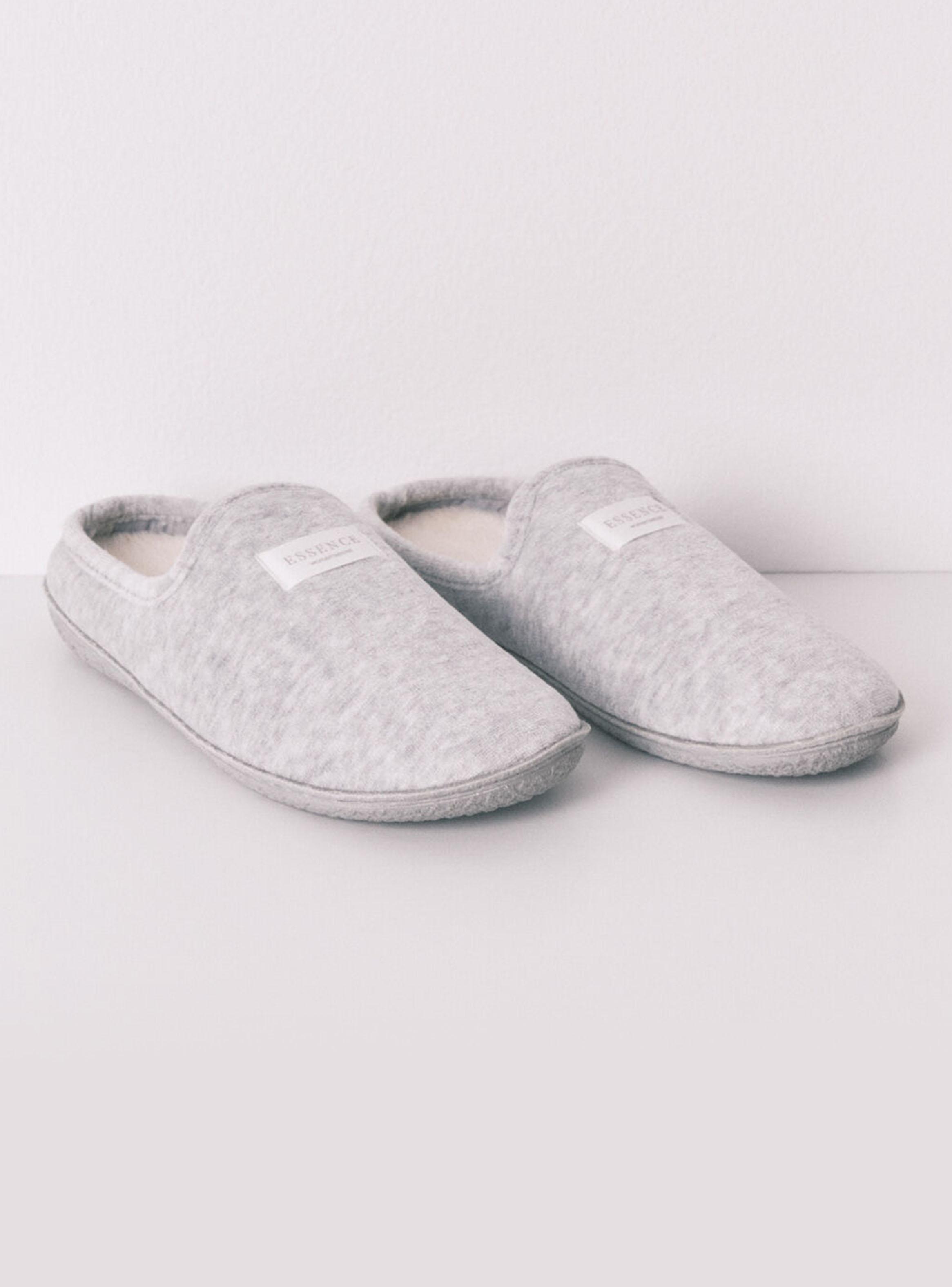 Pantuflas Casa Velour Gris-2