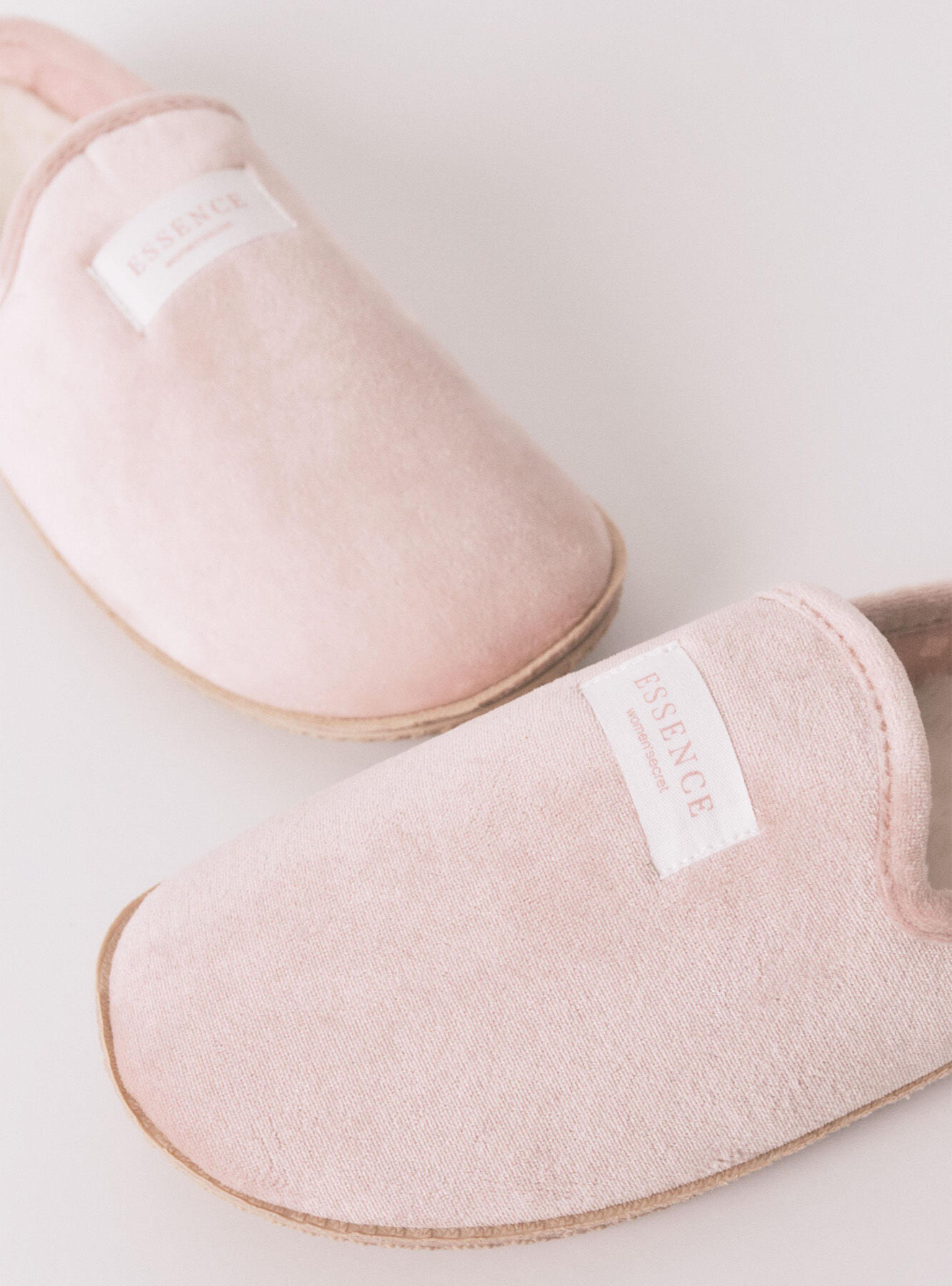 Pantuflas Casa Velour Rosa-4