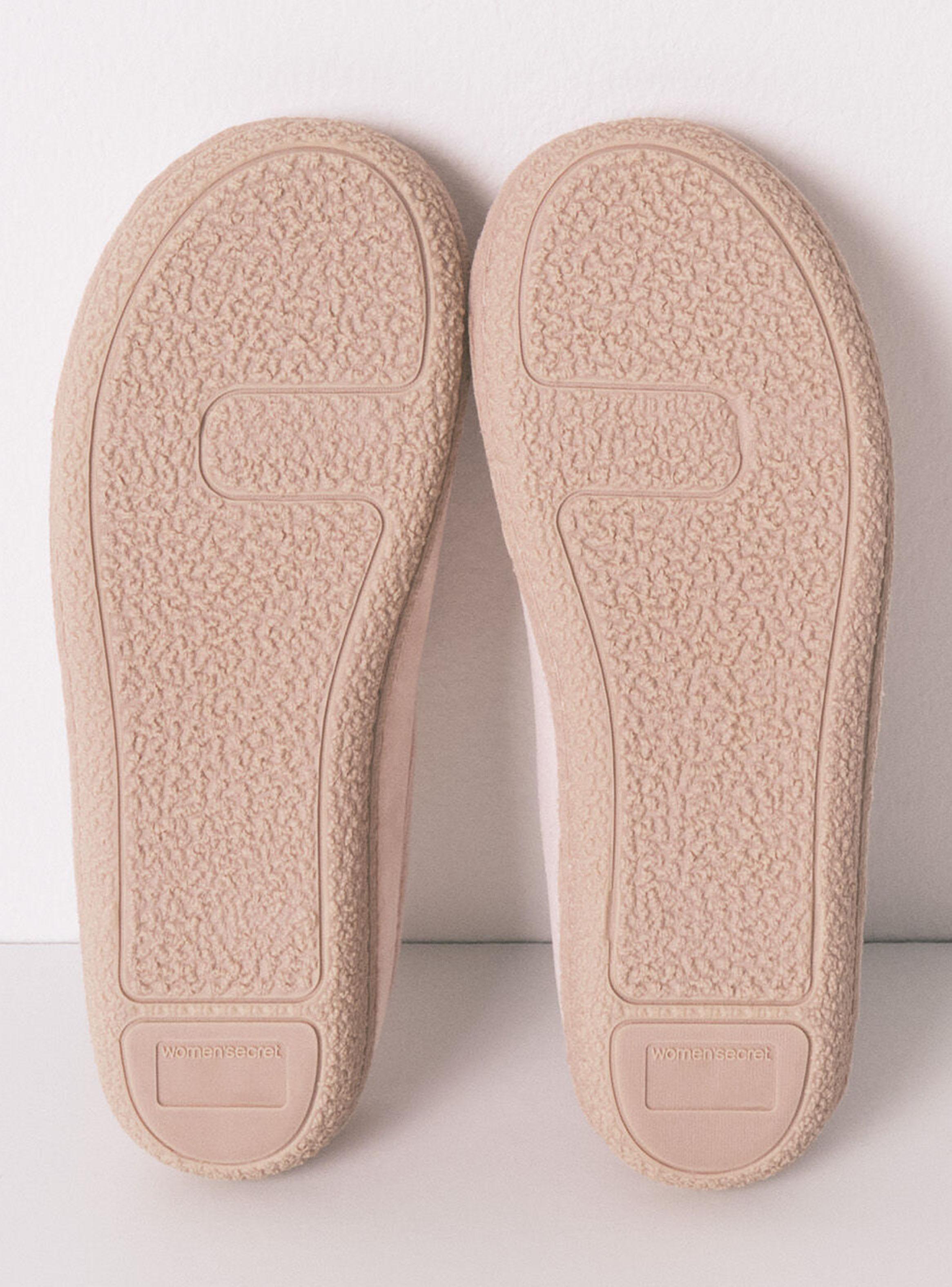 Pantuflas Casa Velour Rosa-3