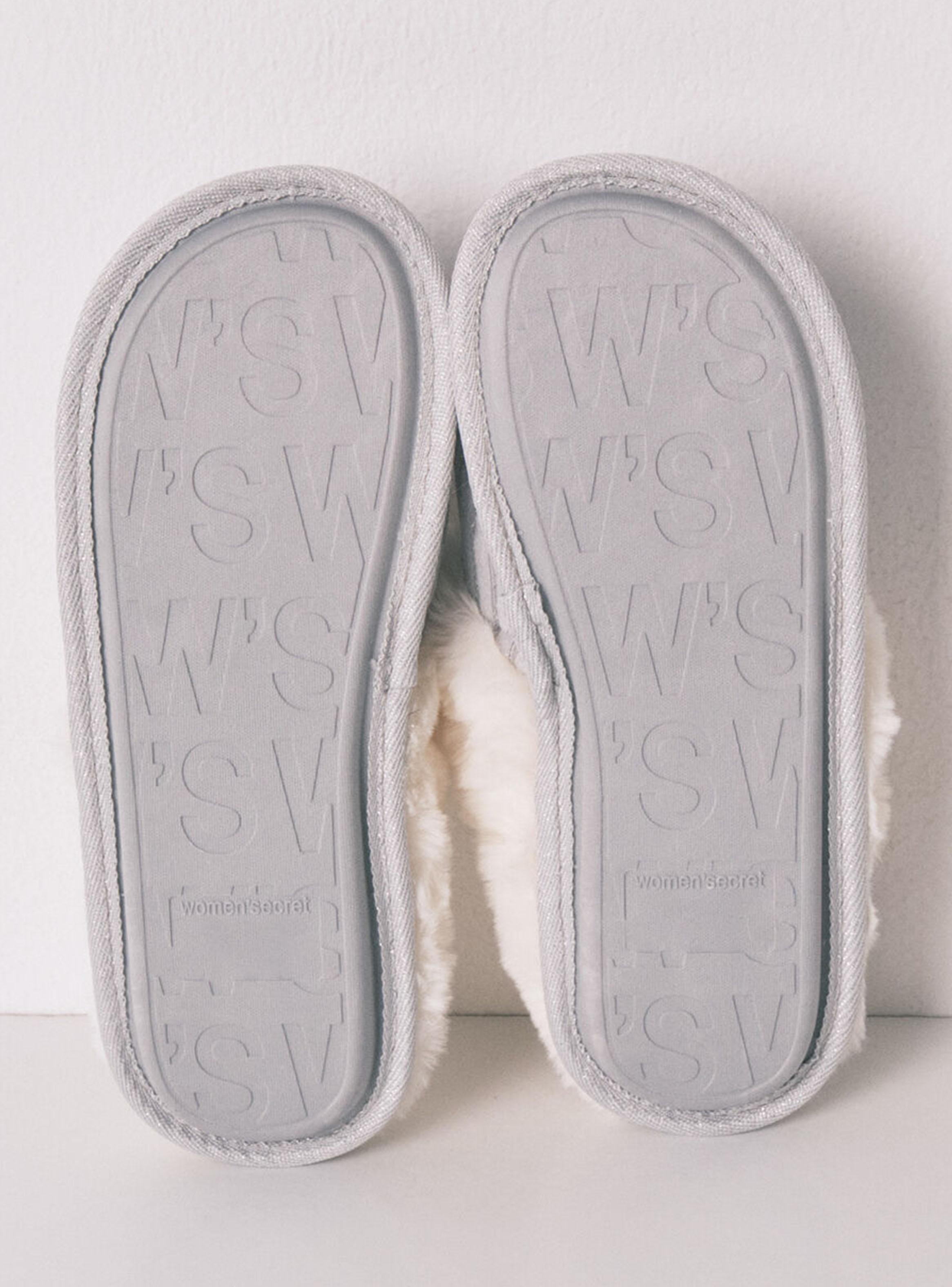 Pantufla Casa Canalé Pelo Lurex-3