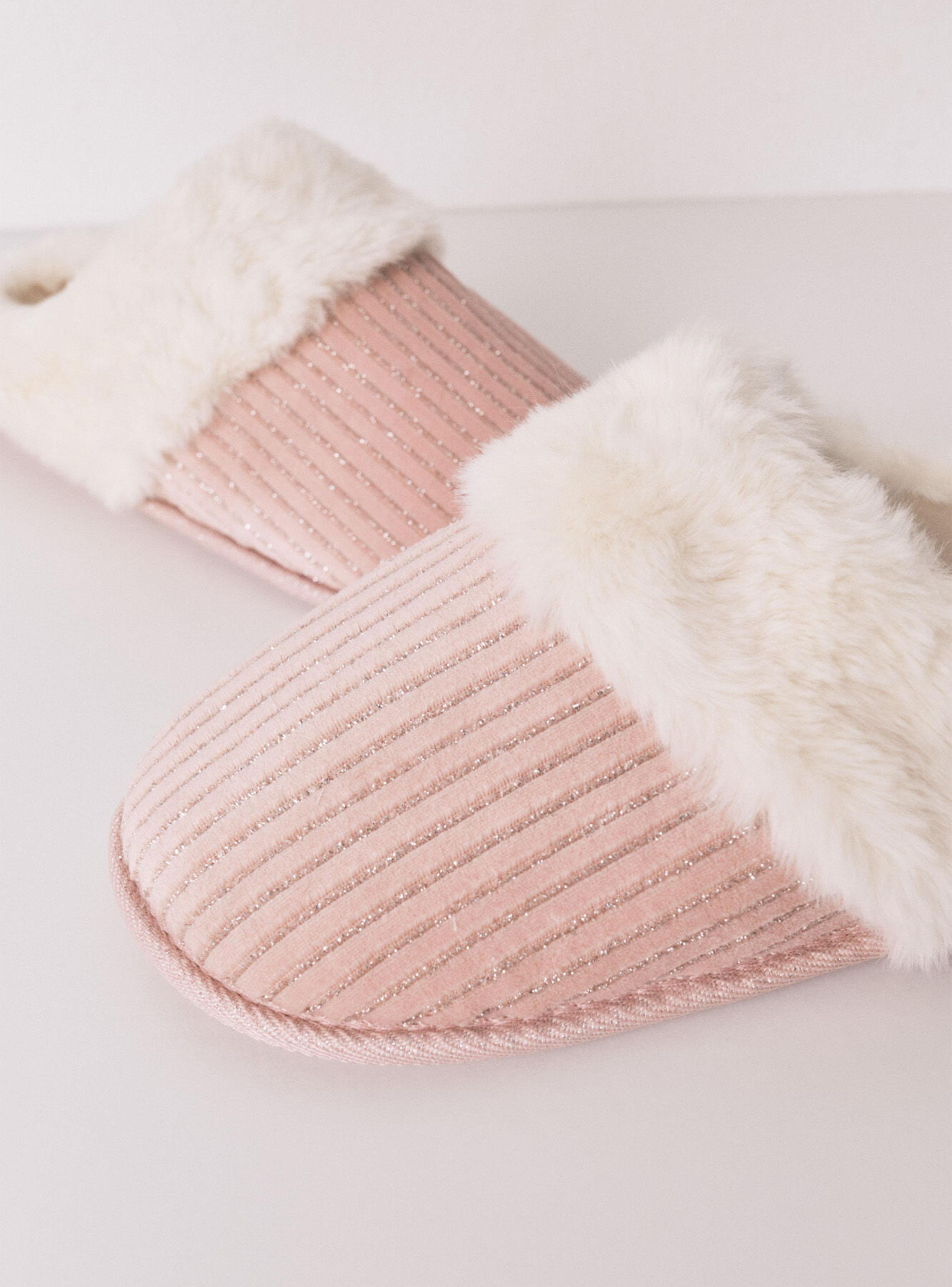 Pantufla Casa Canalé Pelo Lurex Color-4