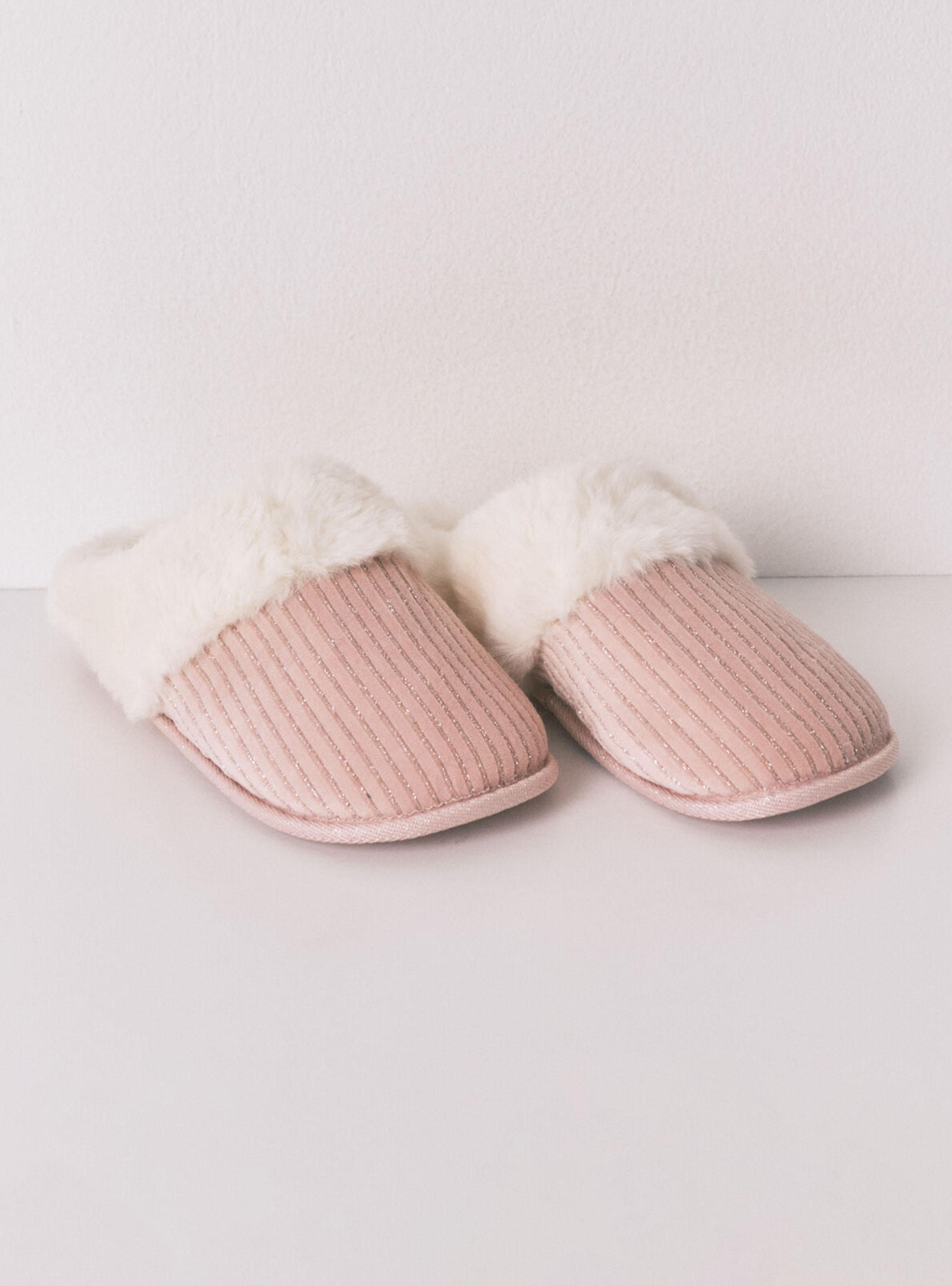 Pantufla Casa Canalé Pelo Lurex Color-2