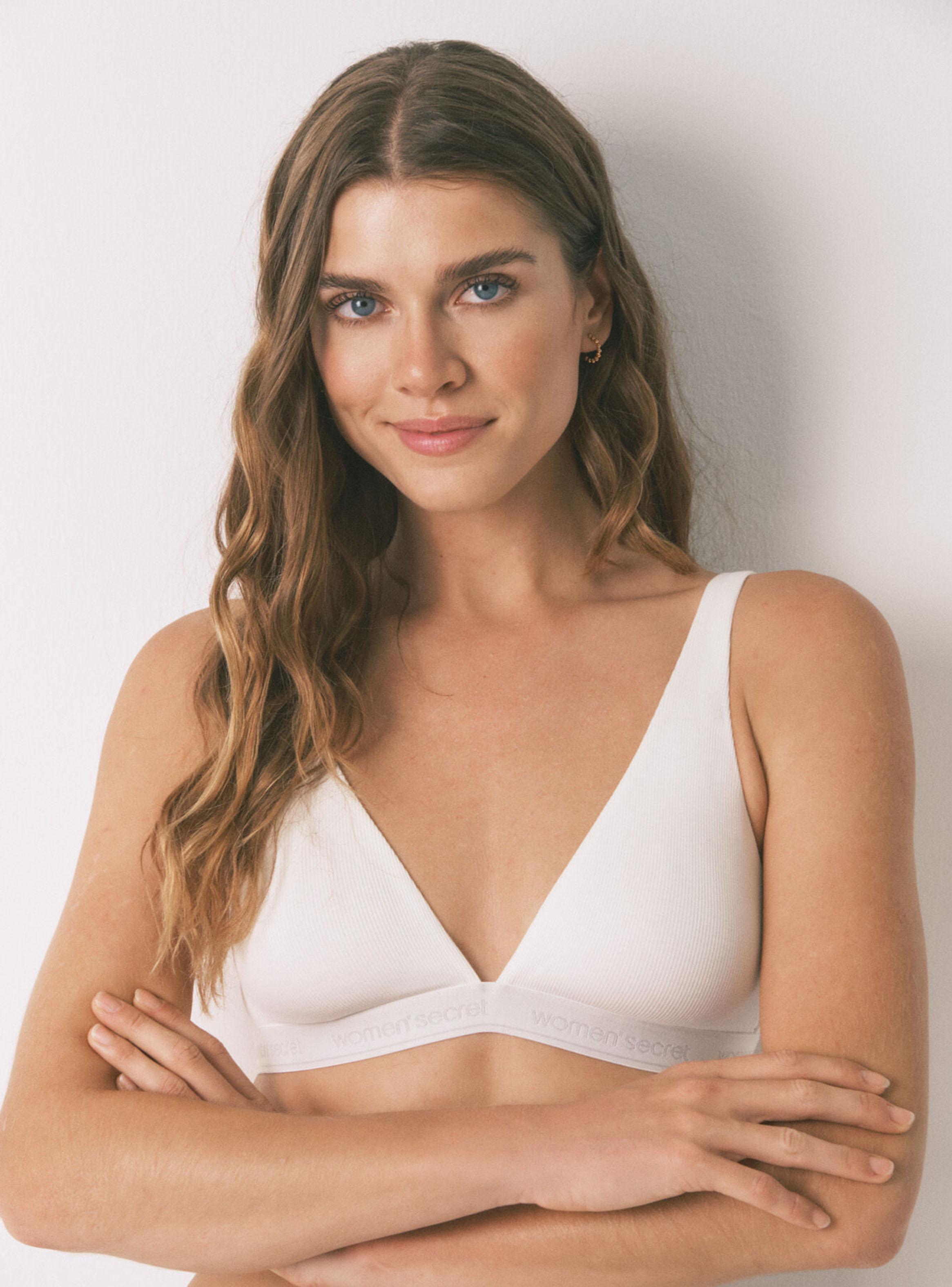 Sostén Halter Fantastic Sin Relleno Algodón-2