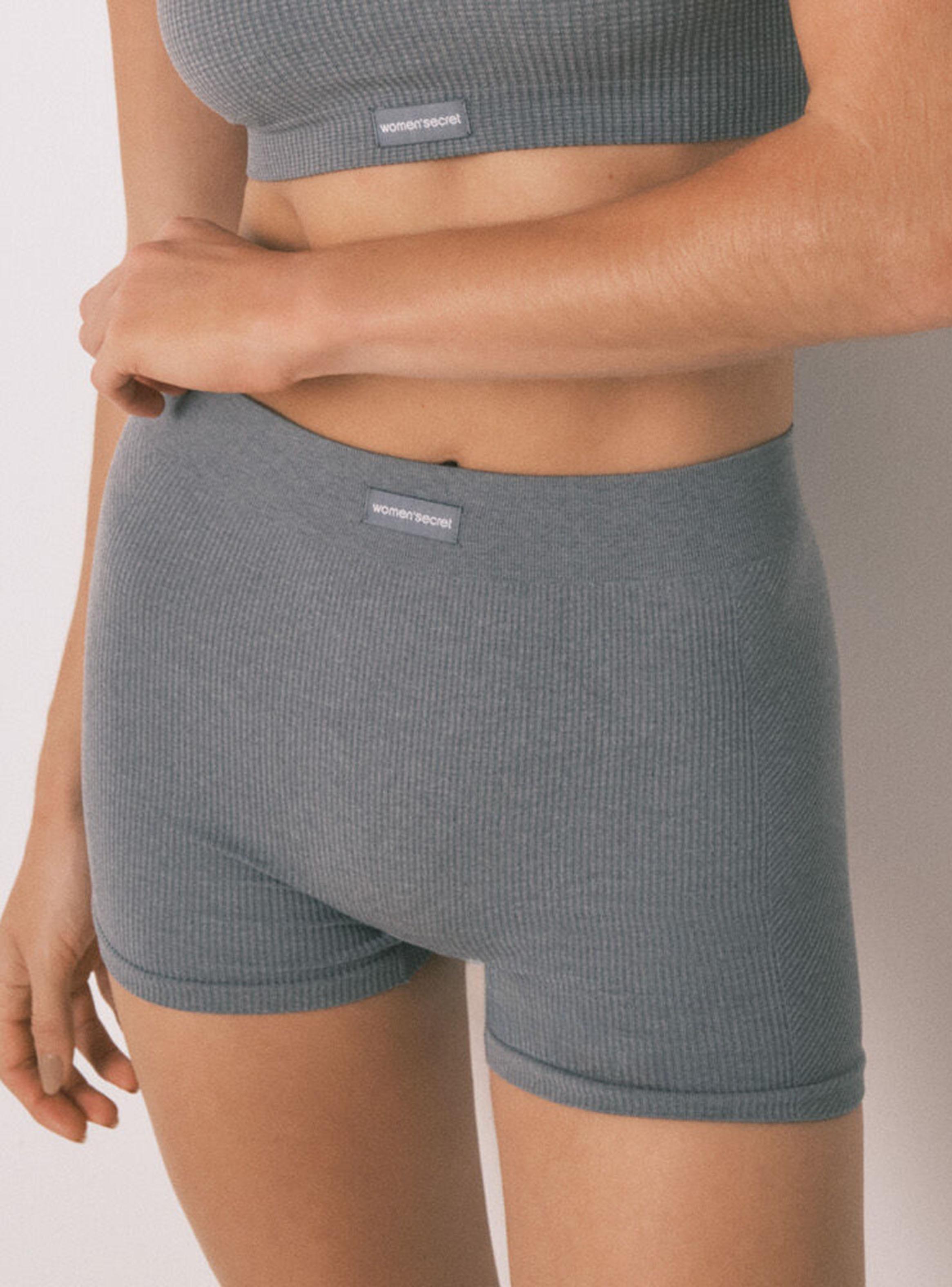 Pantalón Corto Canalé sin Costuras-3