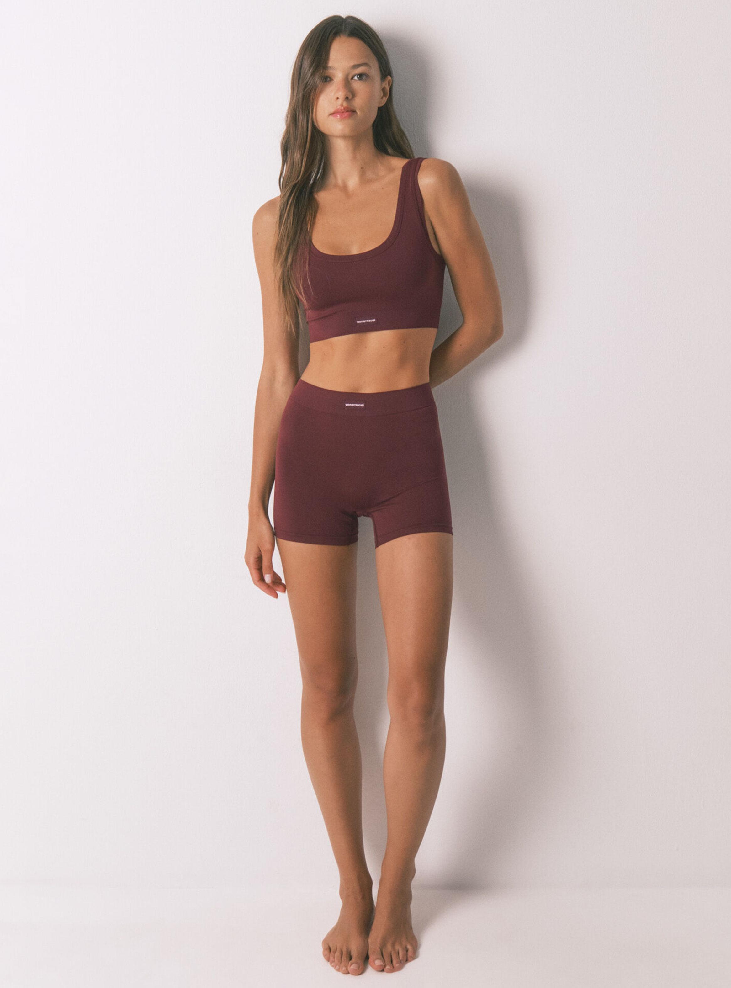 Pantalón Corto sin Costuras con Logo en Cinturilla-4