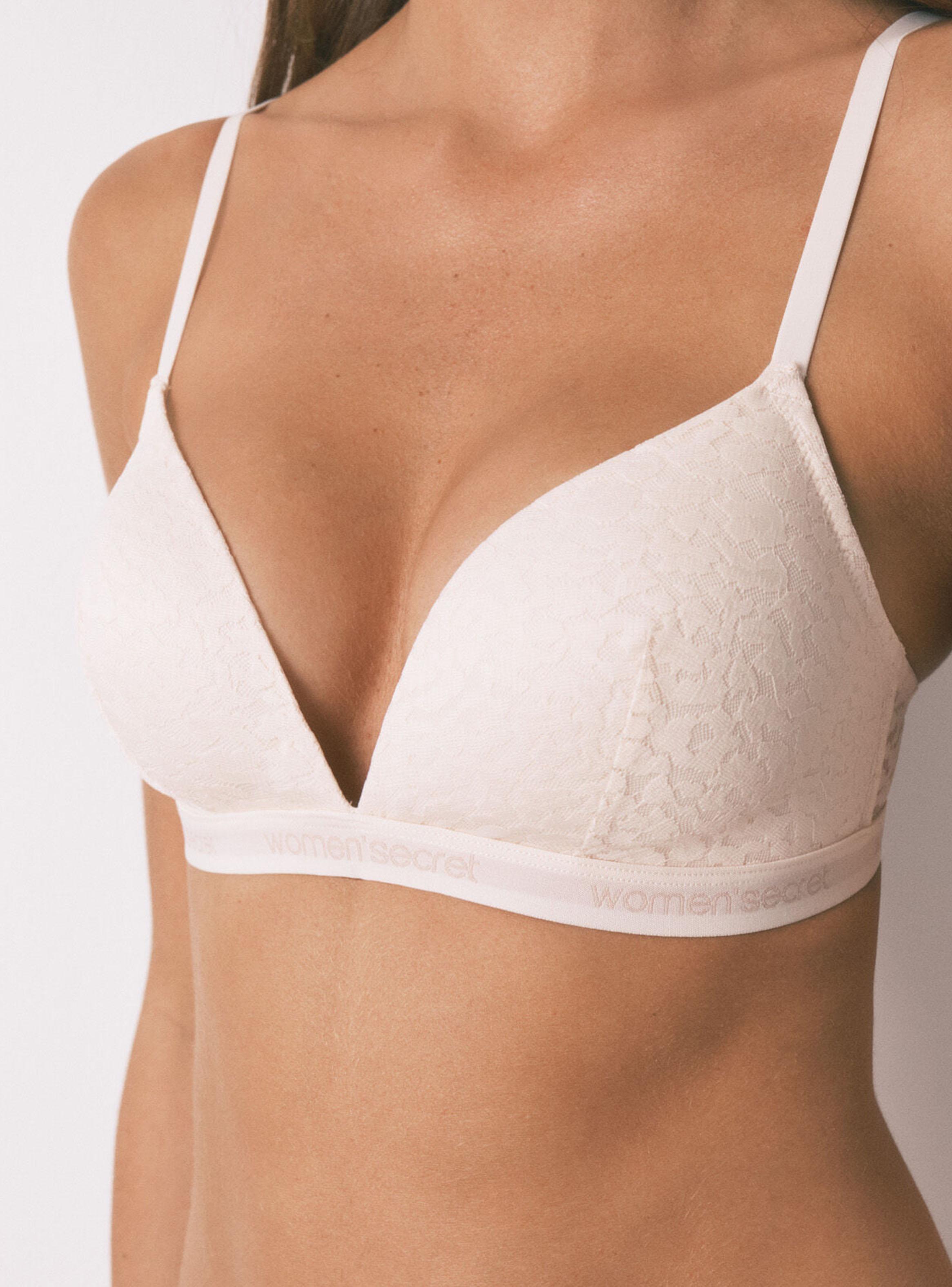 Sostén Triangular Charming Animal Print Marfil-3