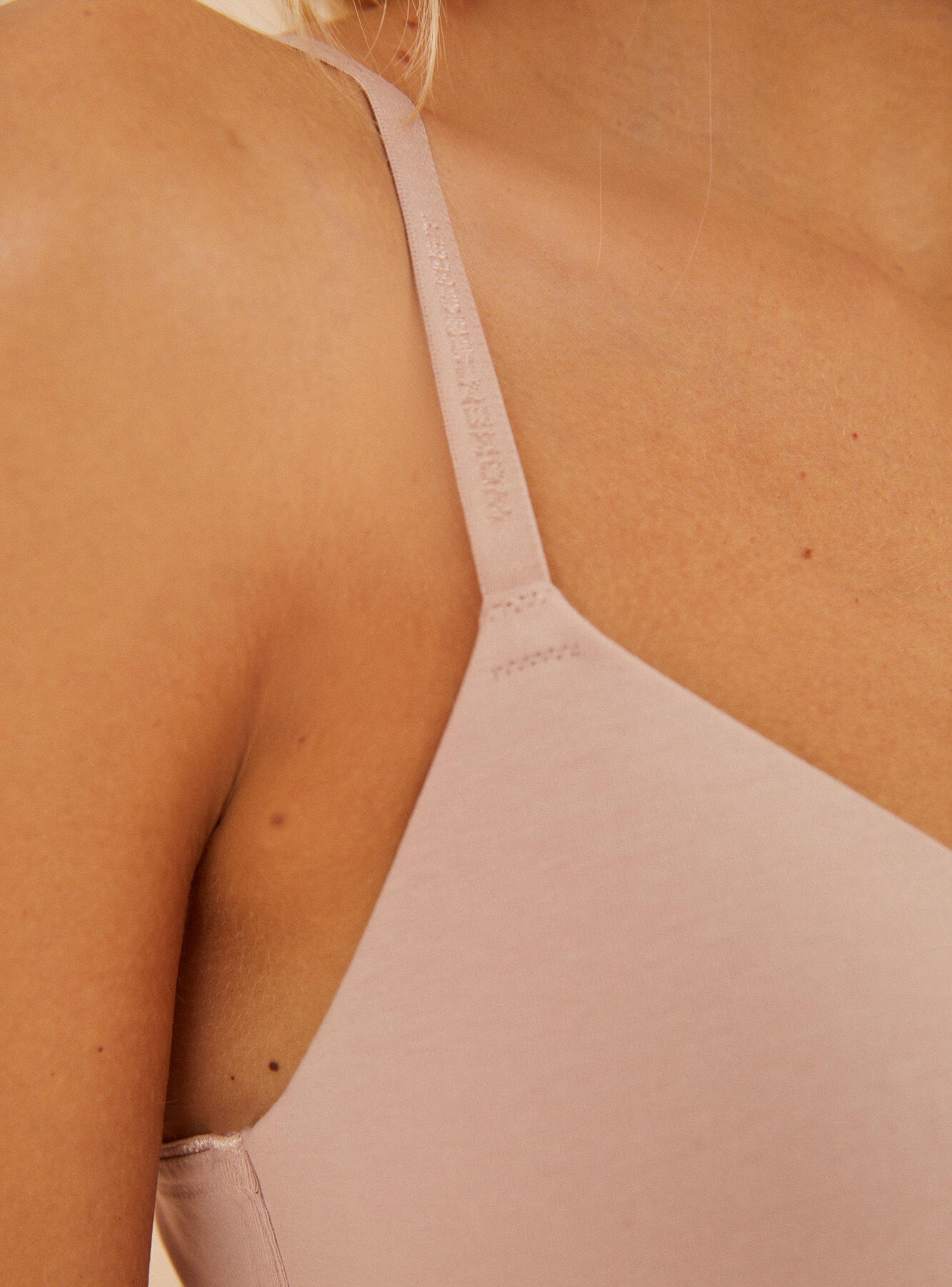 Sostén Charming Triangular Súper Liso de Algodón-4