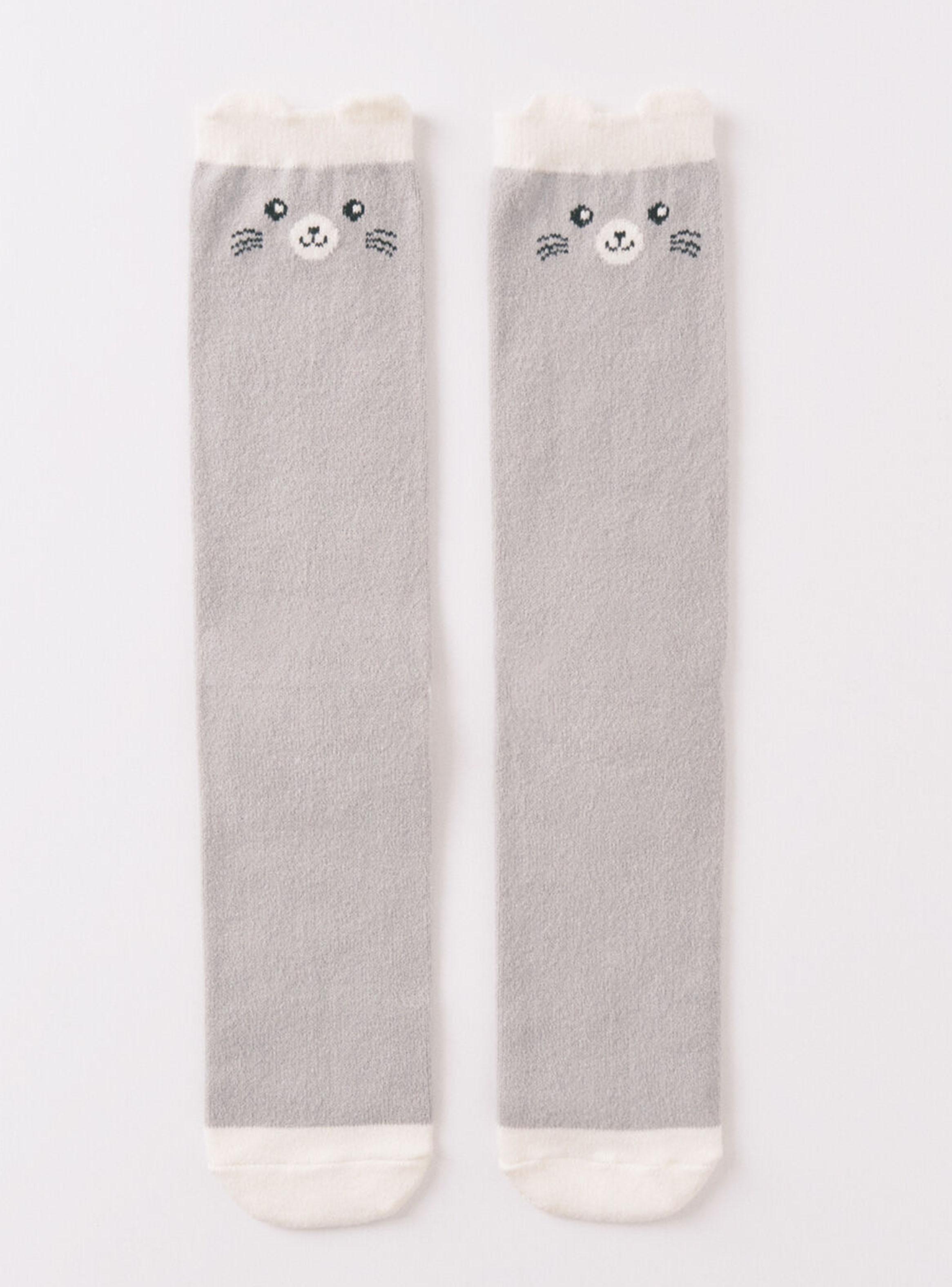 Calcetín Largo Print Conejo 3D-2