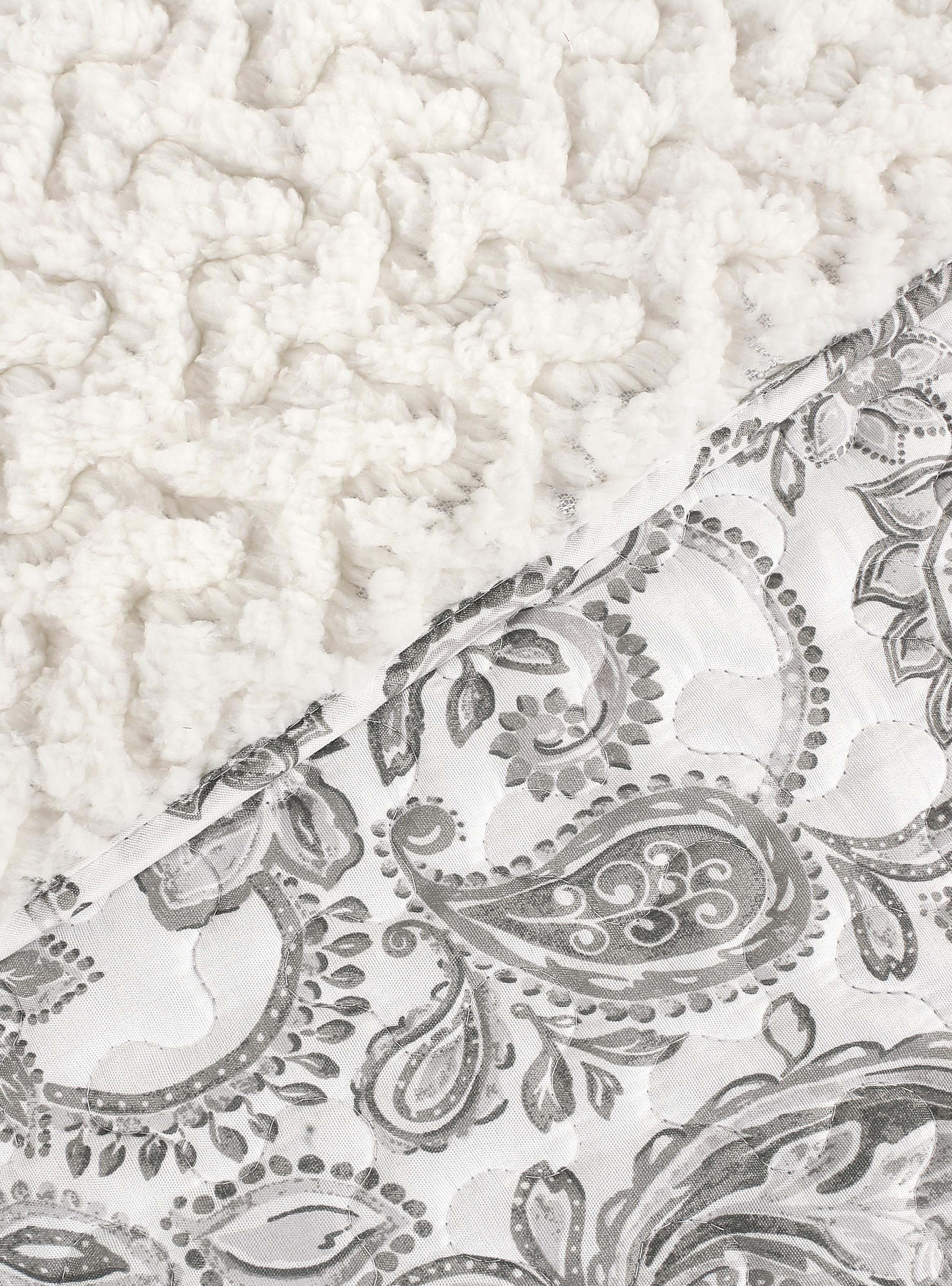 Quilt Paisley Sherpa 1.5 Plazas-2