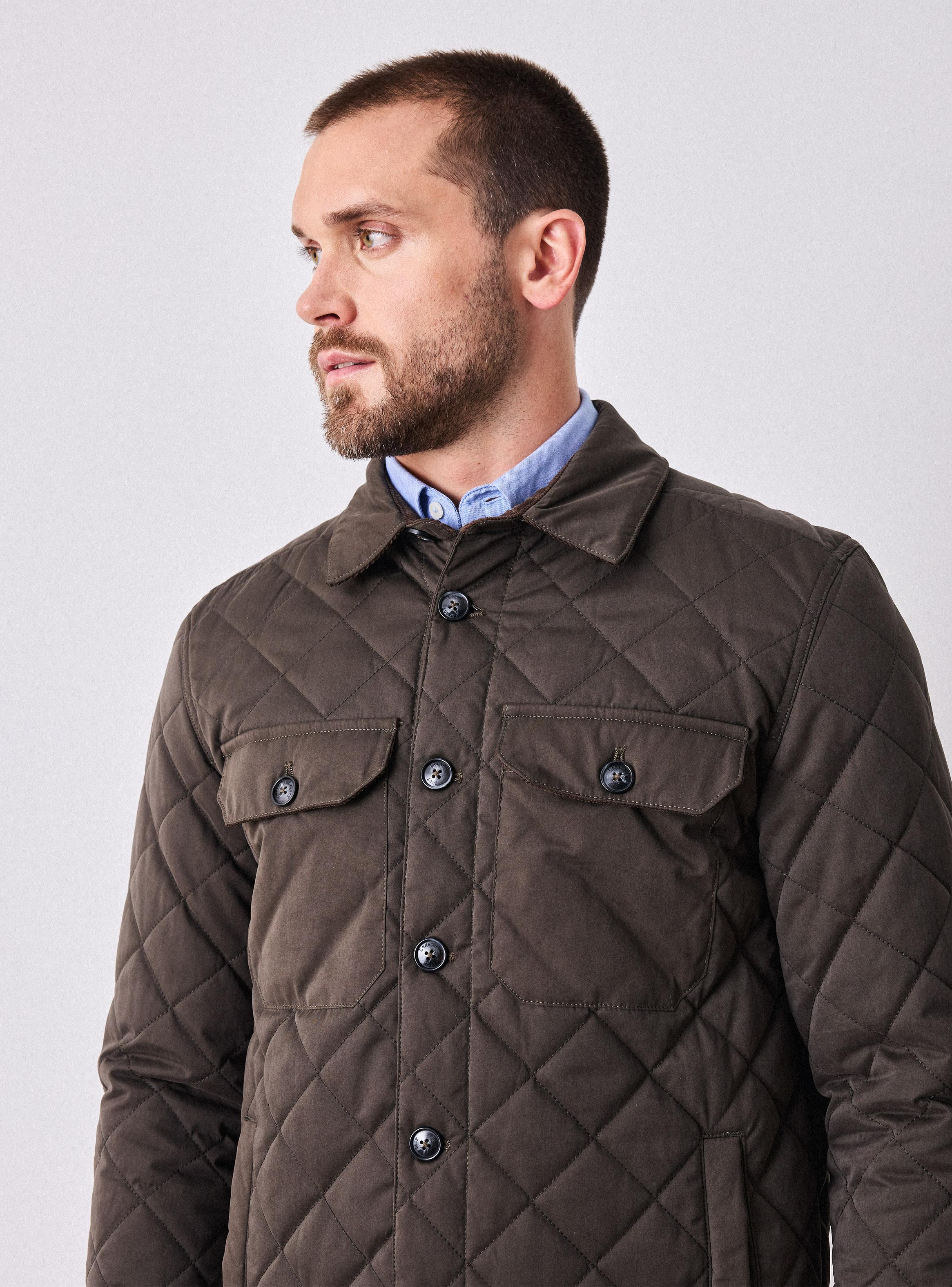 Parka Rombos Botones-2