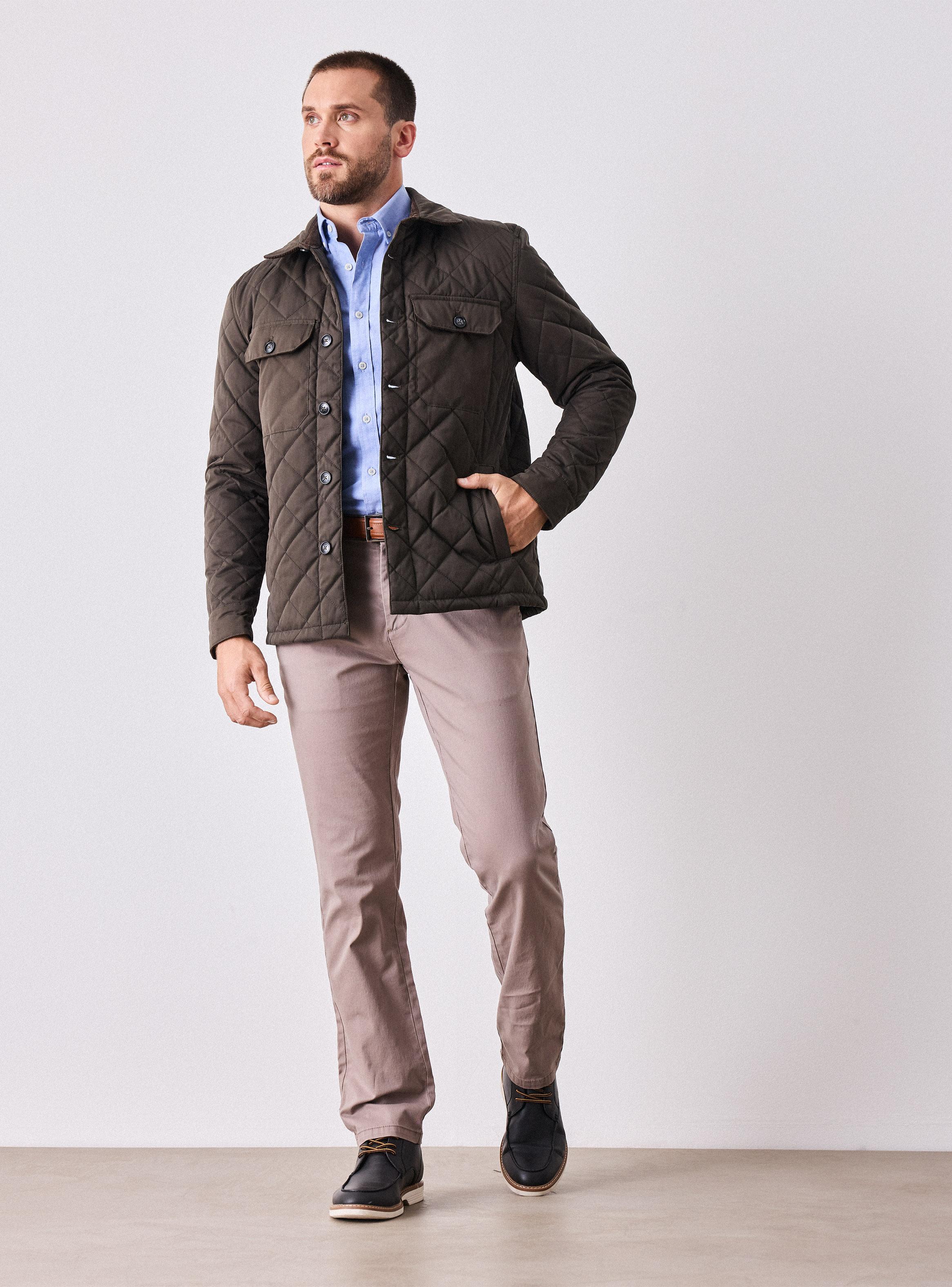 Parka Rombos Botones-4