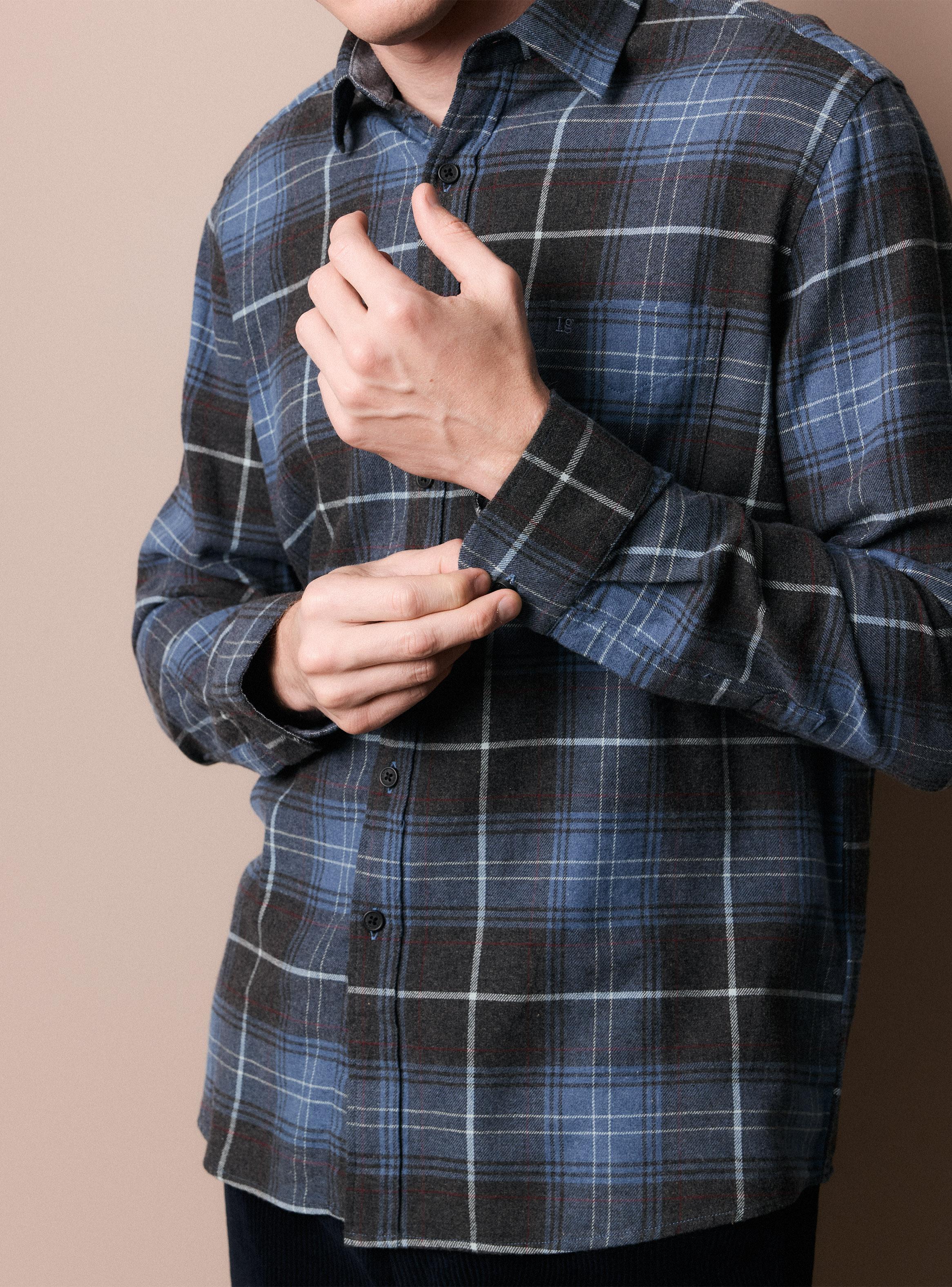 Camisa Manga Larga Franela-3