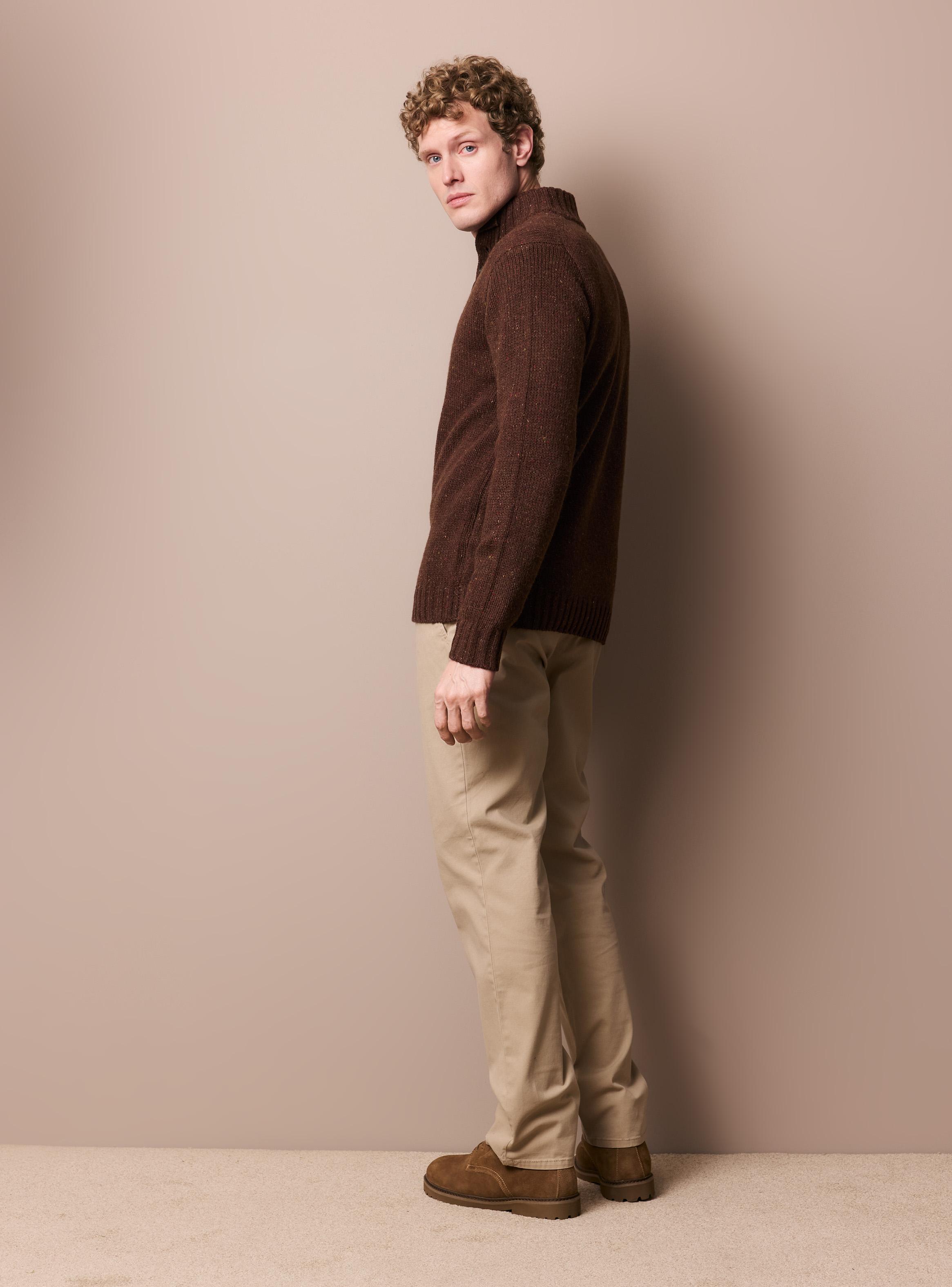 Sweater Half Button Grueso-5