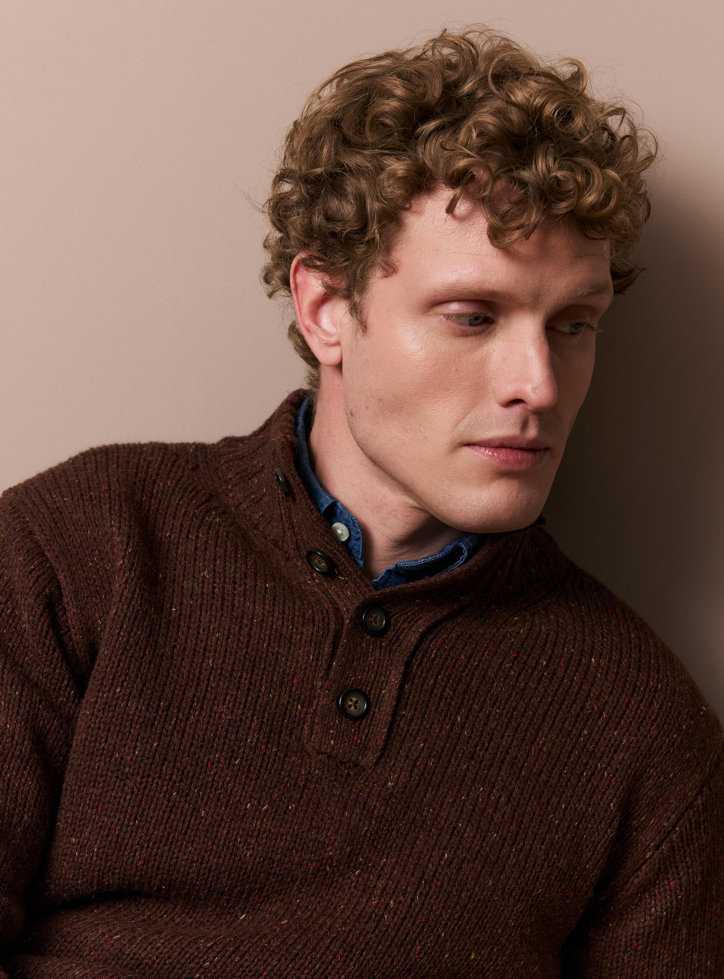 Sweater Half Button Grueso-3