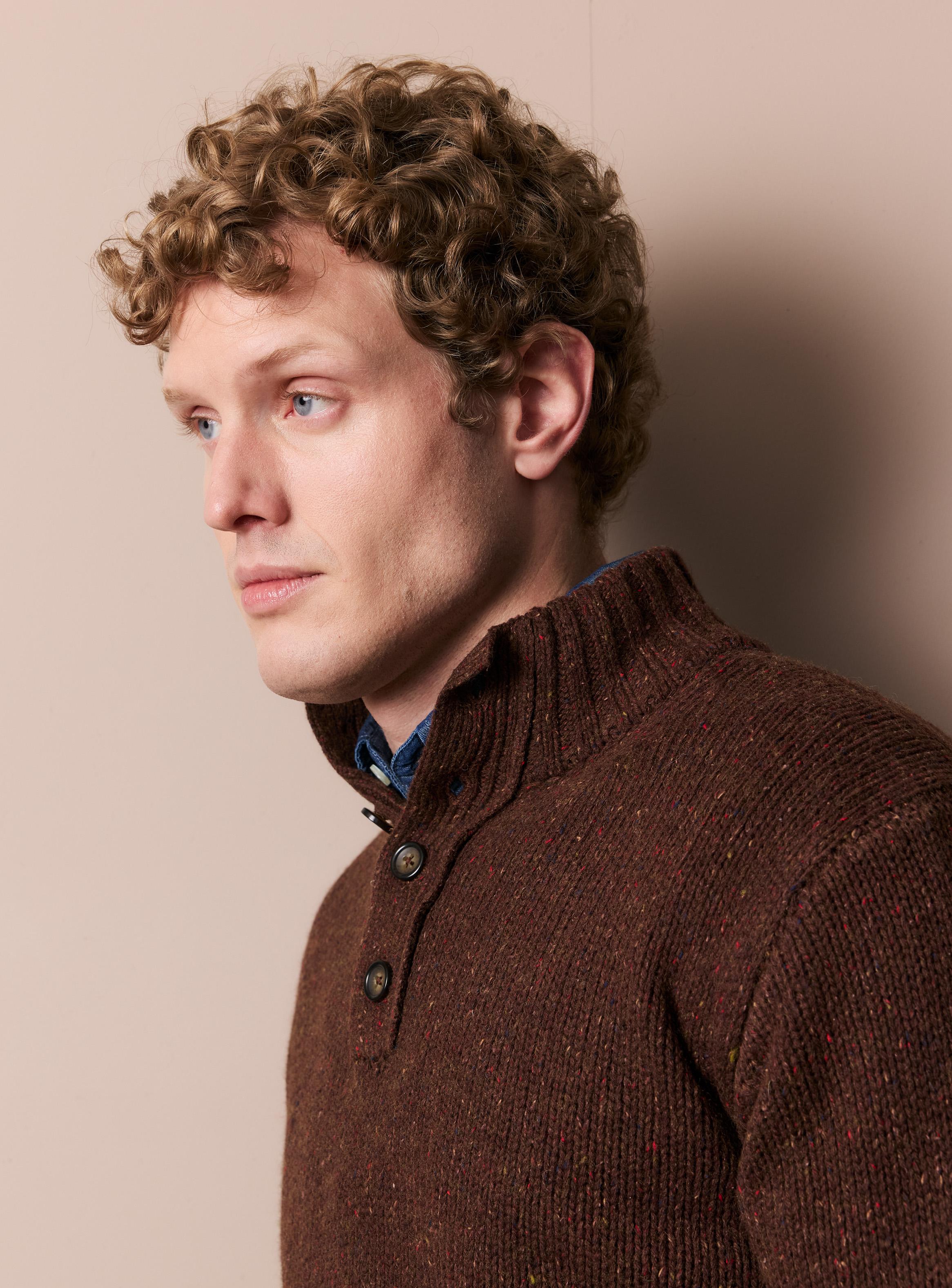 Sweater Half Button Grueso-2