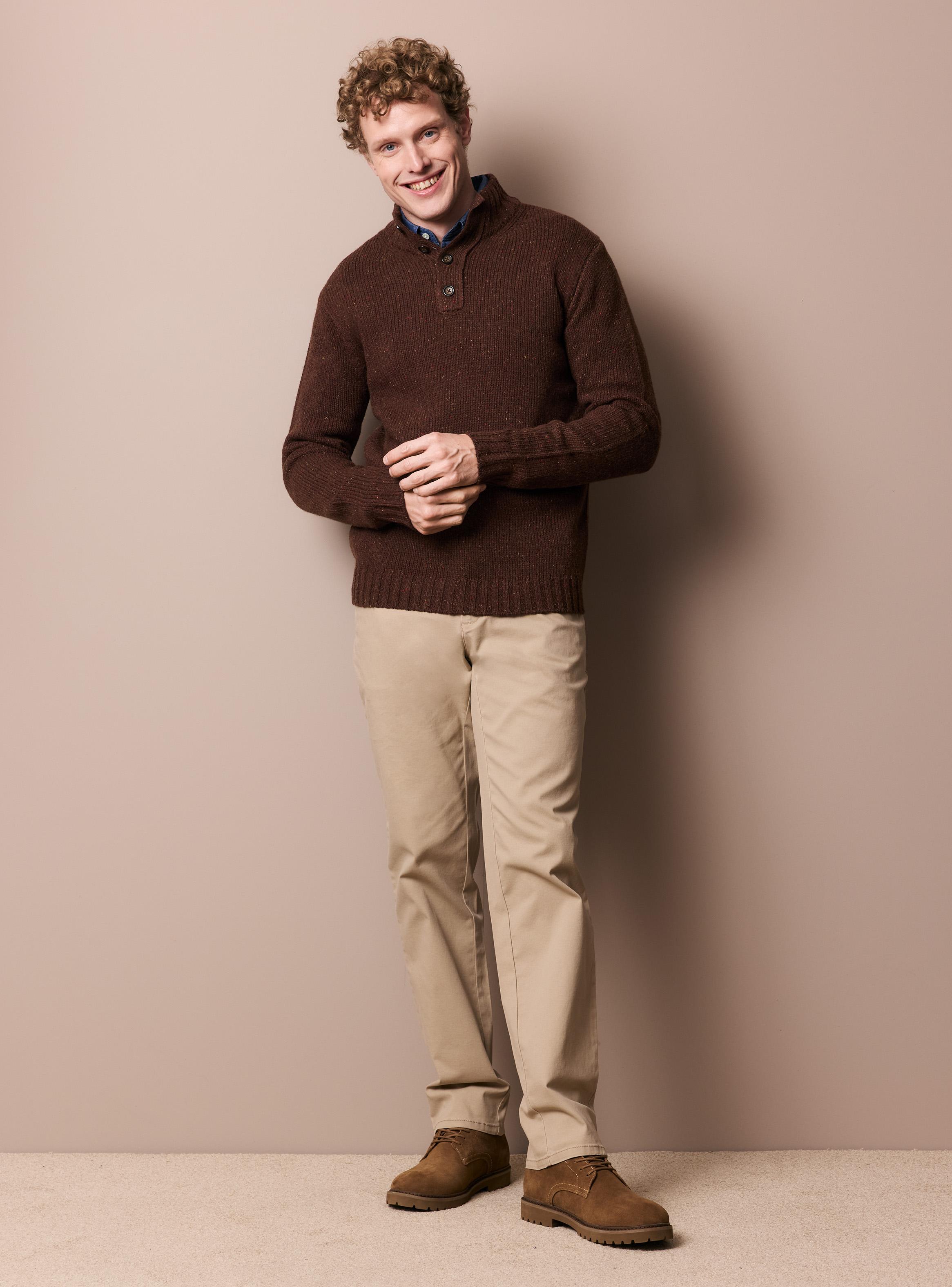 Sweater Half Button Grueso-4