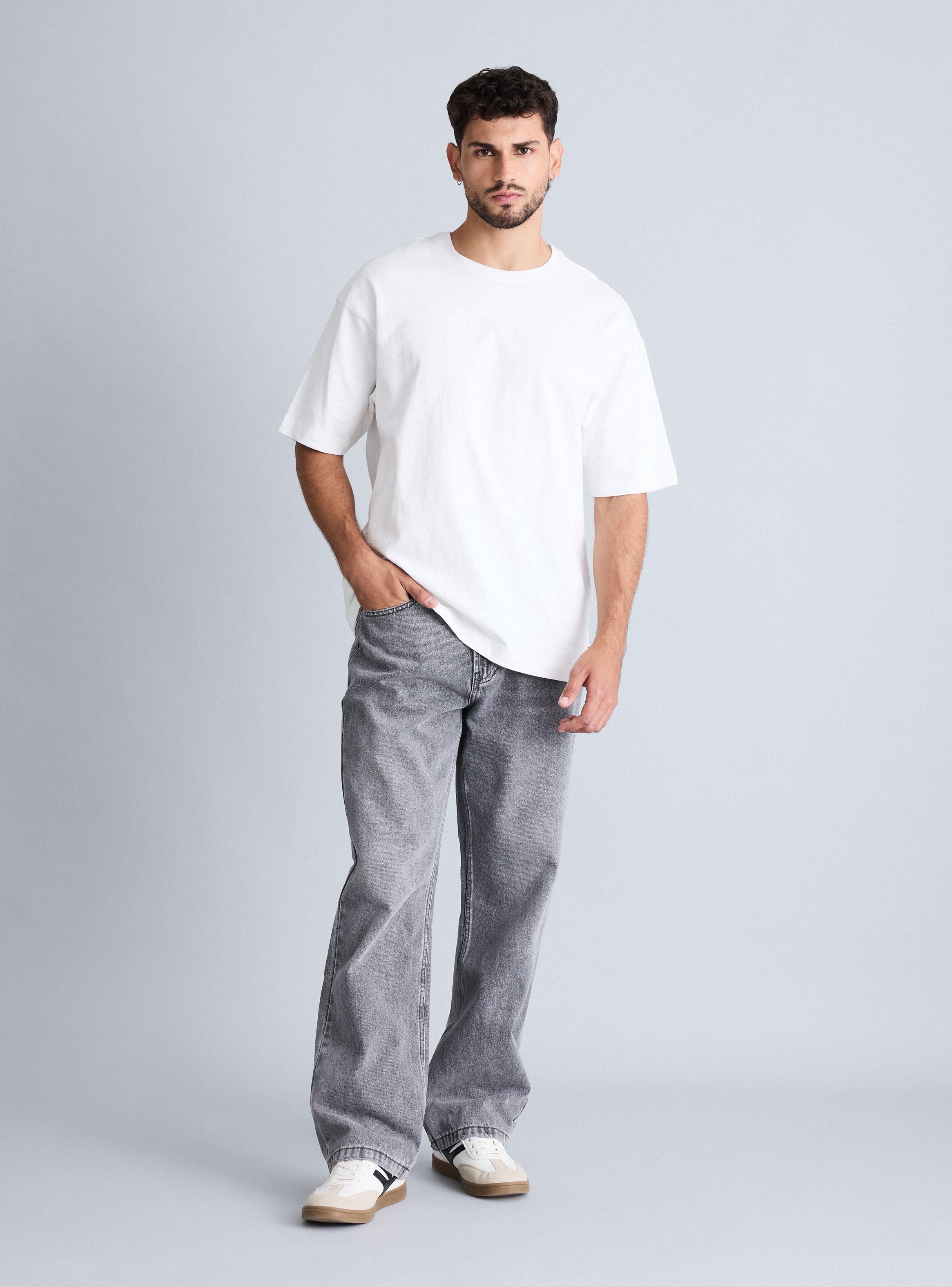 Polera Manga Corta Algodón Grueso-4