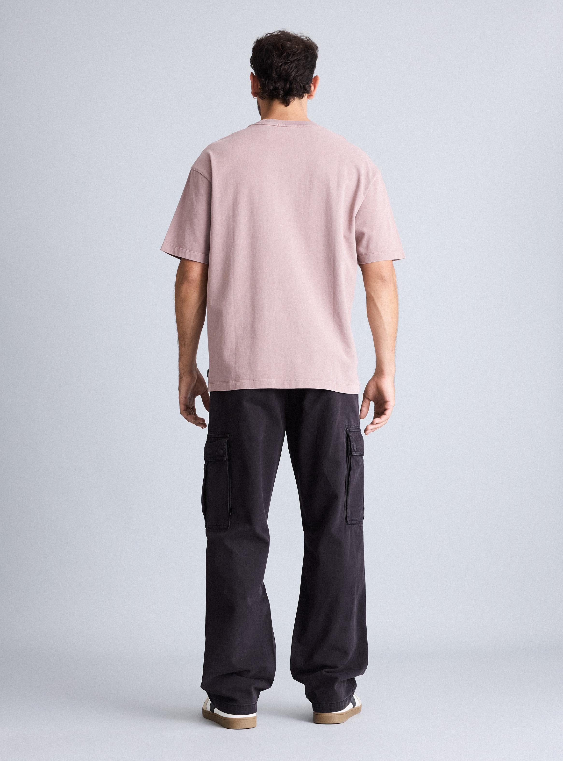 Pantalón Cargo Relajado-5