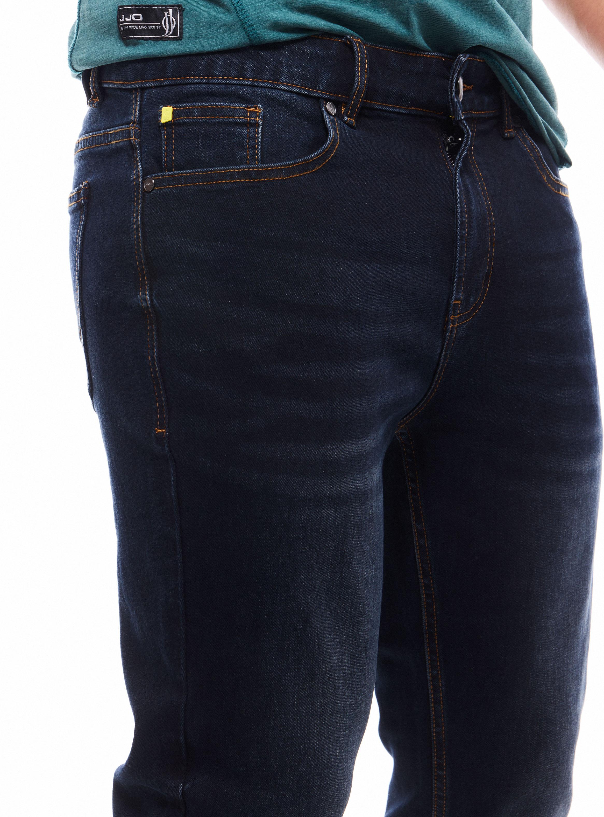 Jeans Skinny Azul Oscuro-3