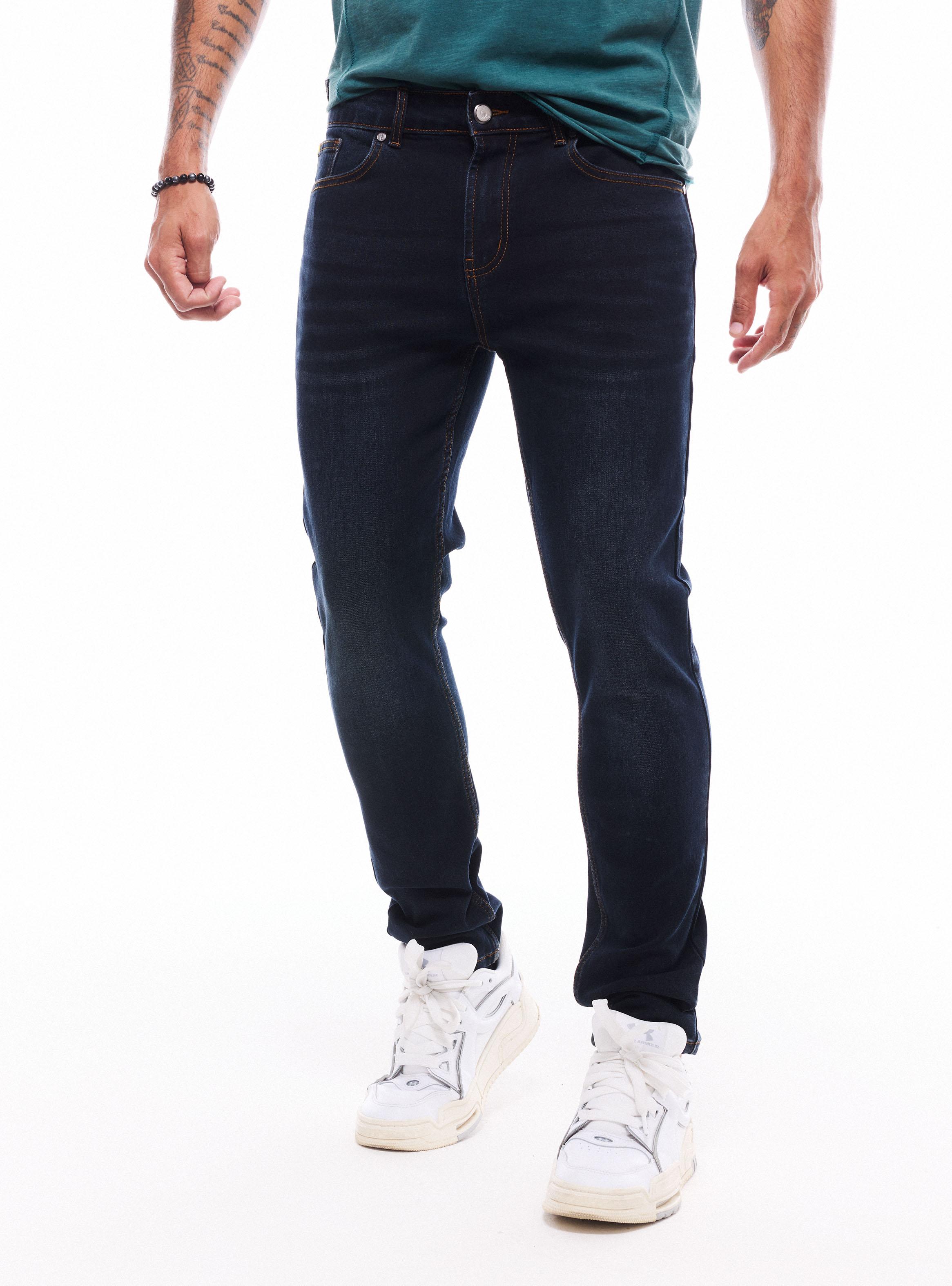 Jeans Skinny Azul Oscuro-2