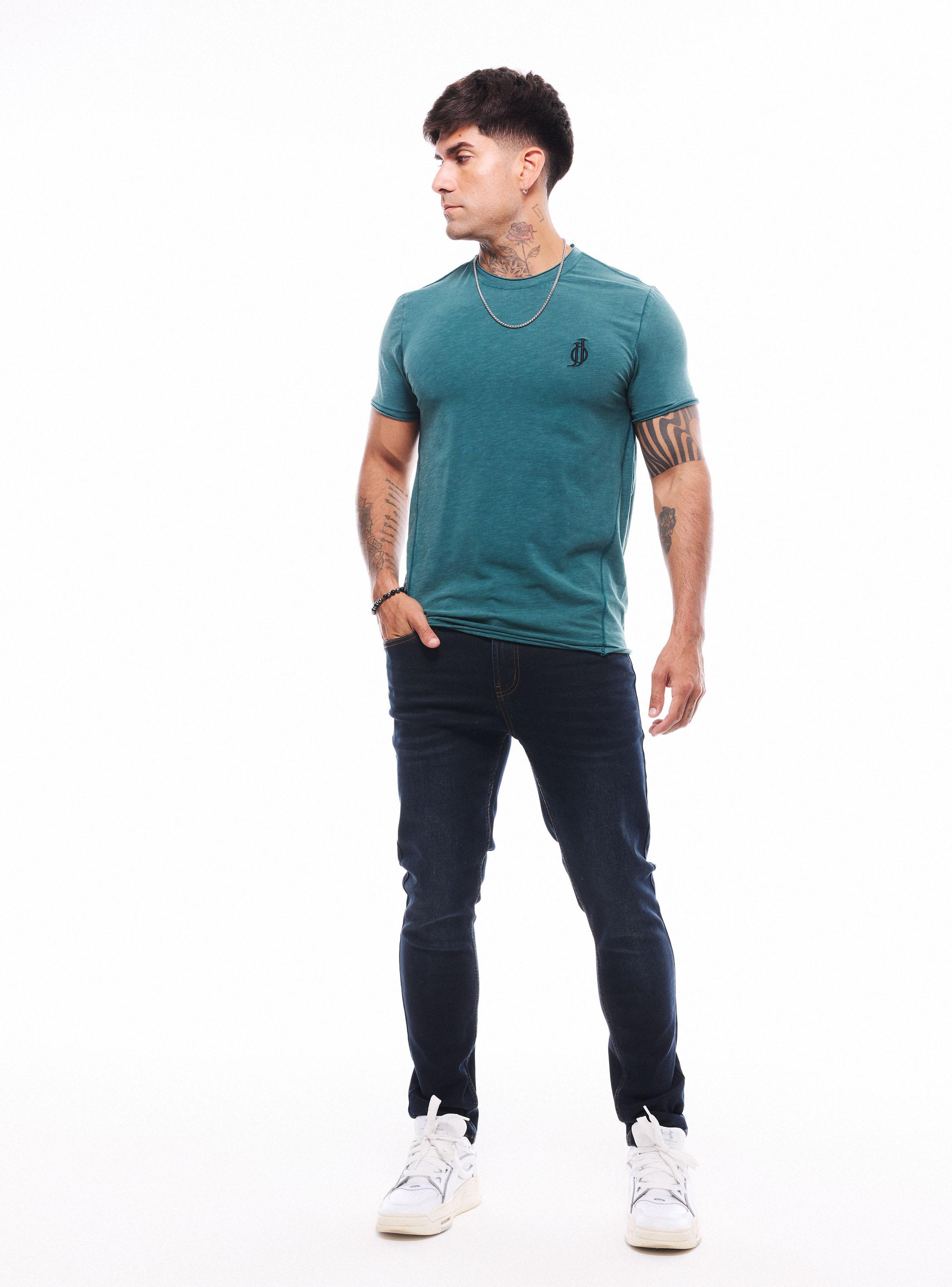 Jeans Skinny Azul Oscuro-4