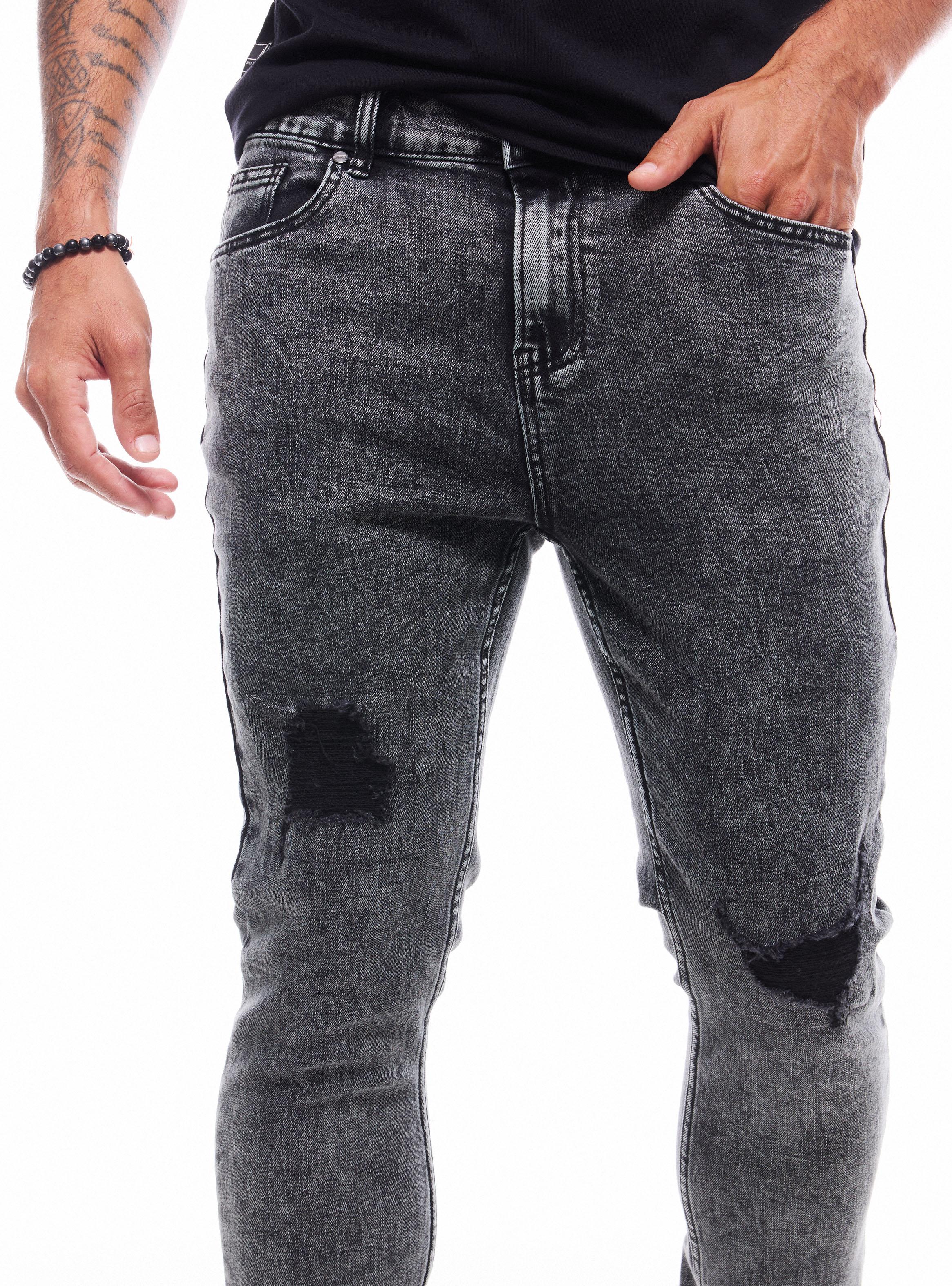 Jeans Tapered Lavado Snow-2