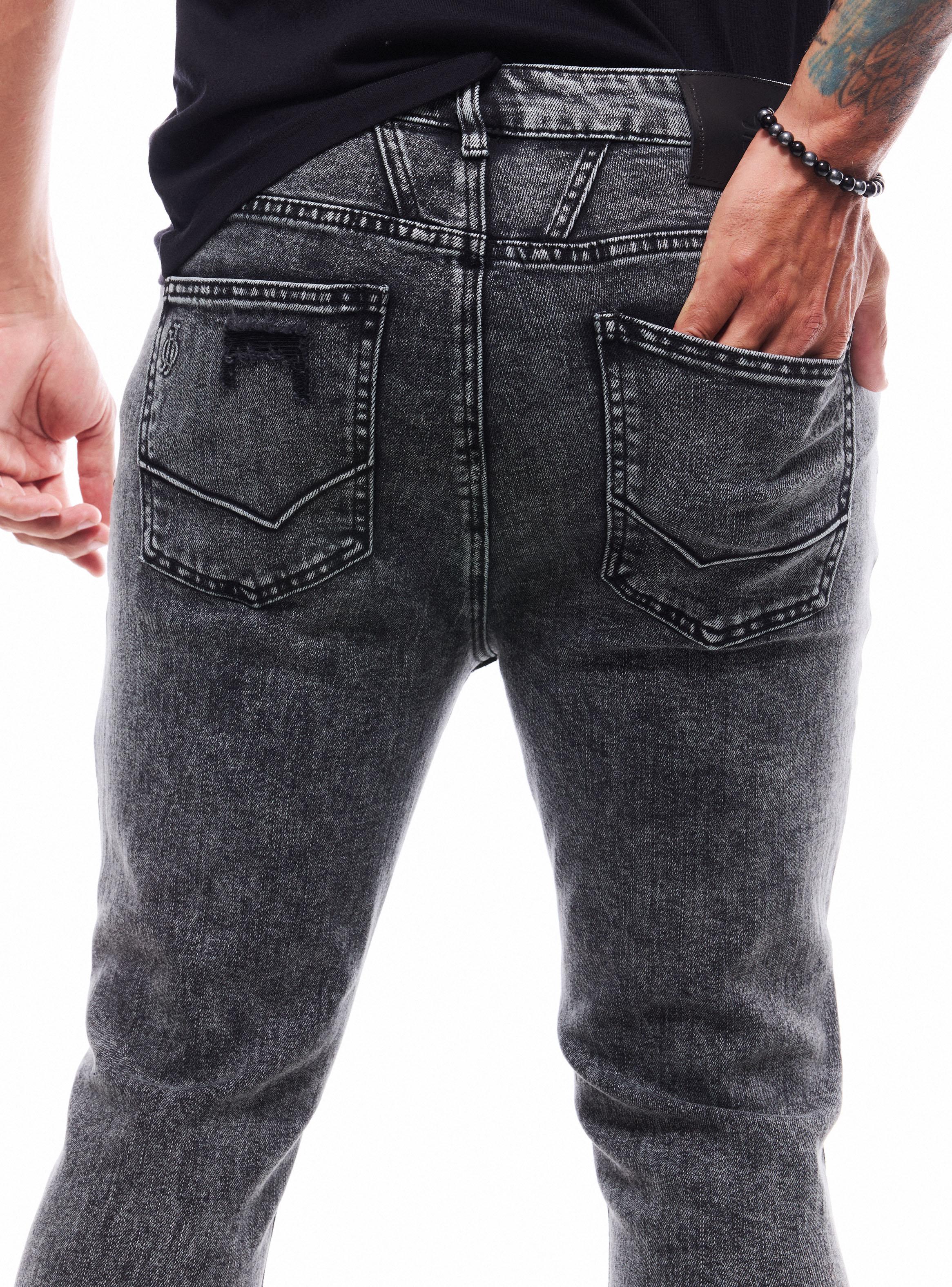 Jeans Tapered Lavado Snow-3