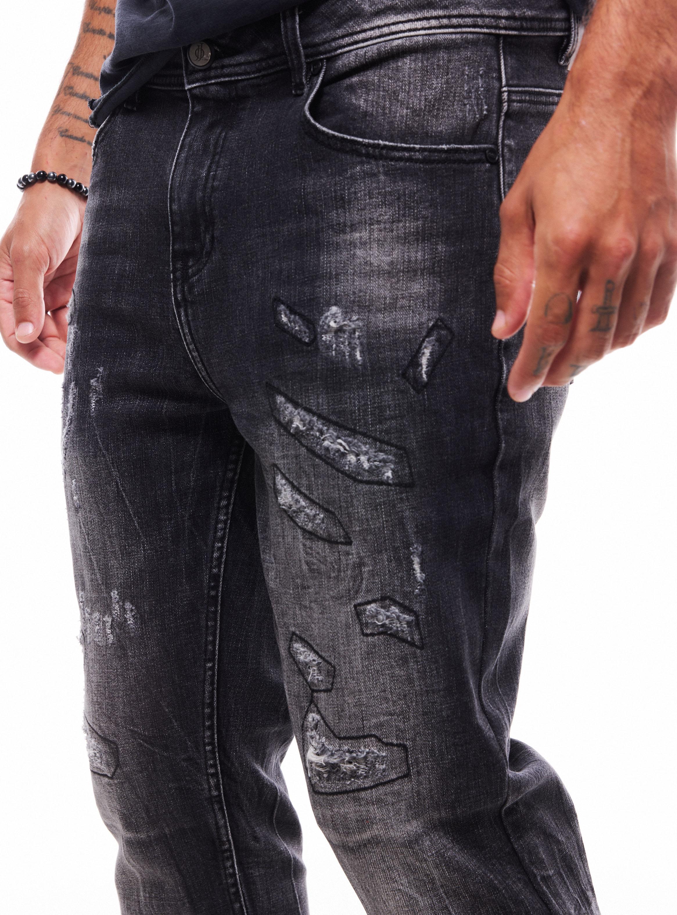 Jeans Skinny Lavado Contrastado-2