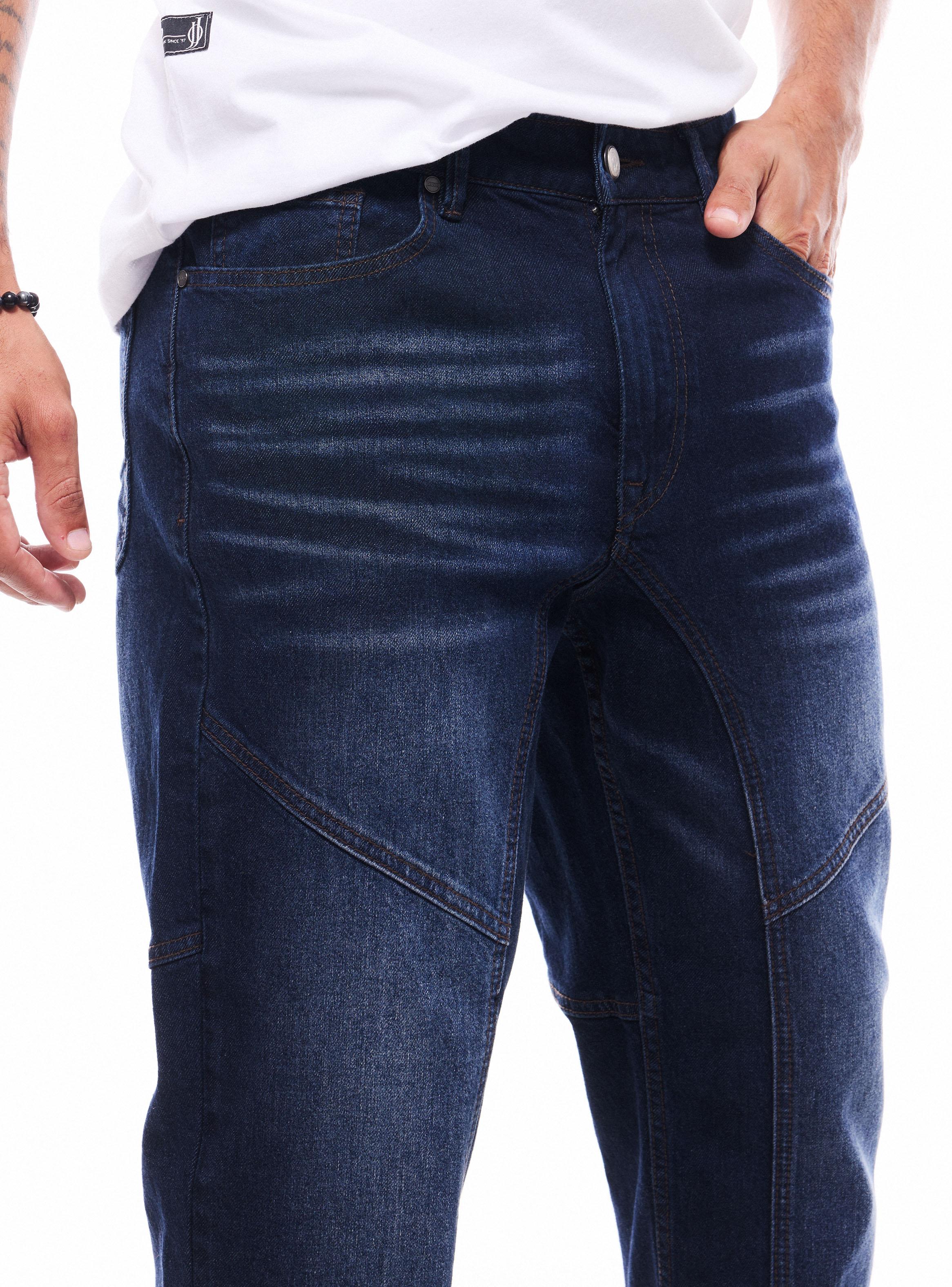 Jeans Relaxed con Cortes-2