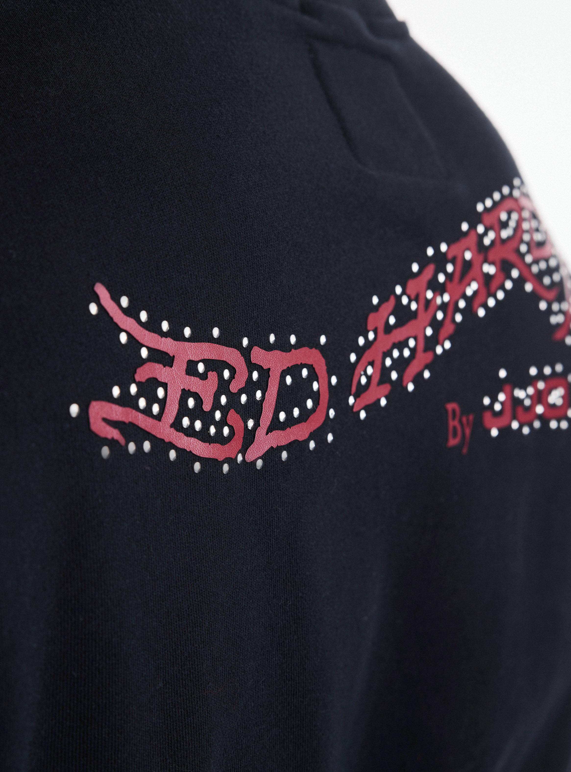 Polerón Ed Hardy Estampado PU y Tachas-3