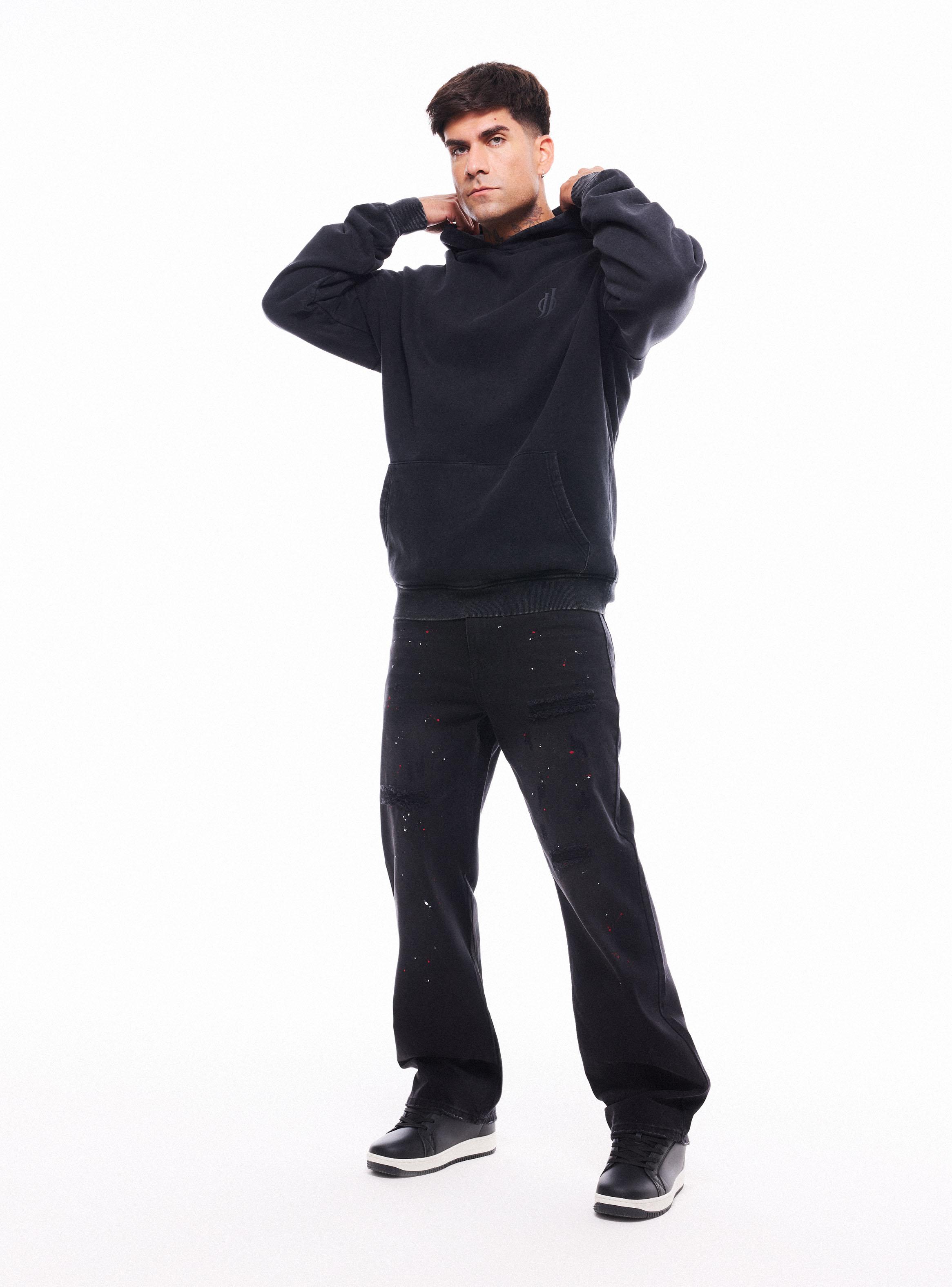 Polerón Loose Con Lavado-4