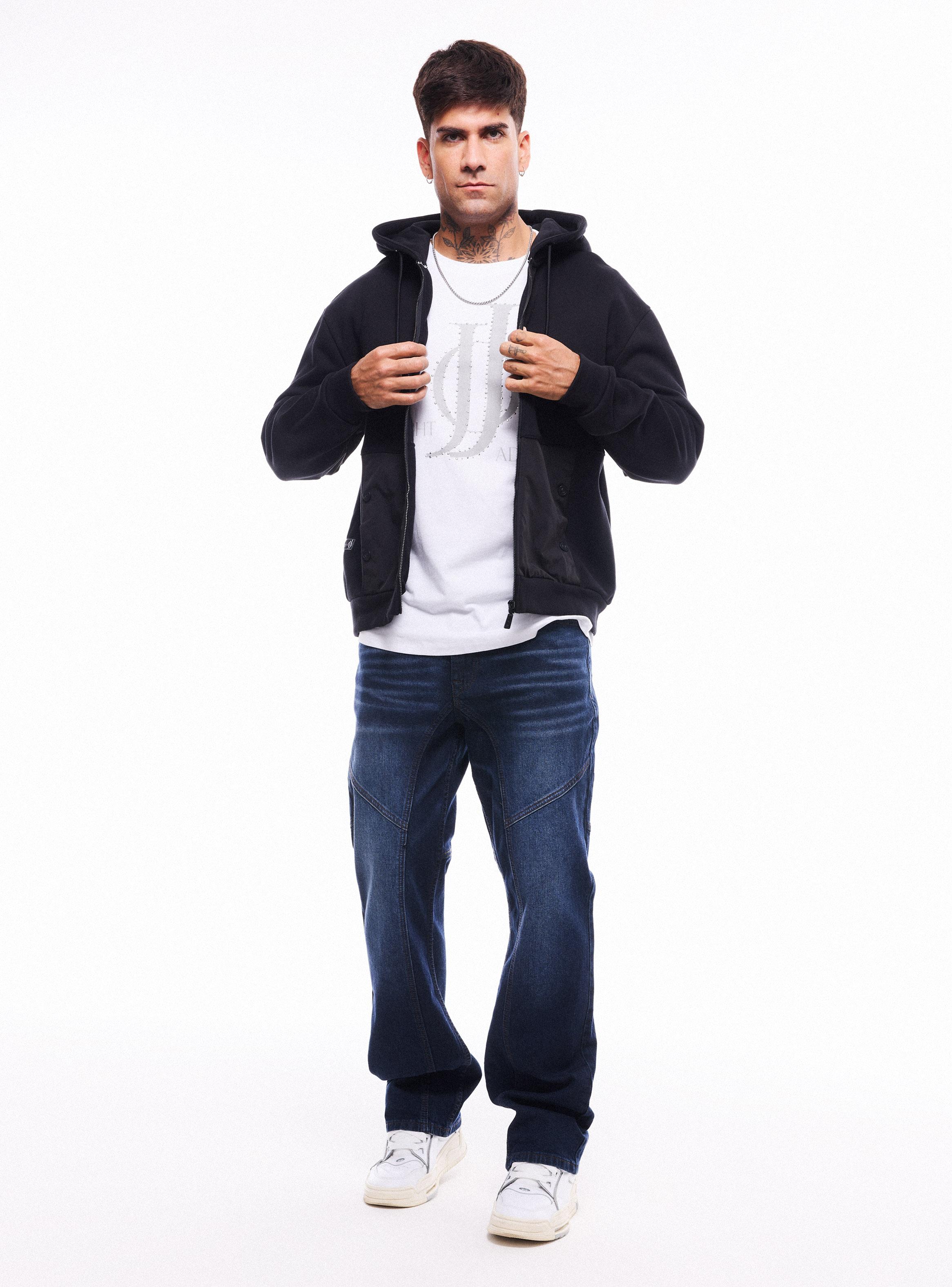 Polerón Jacquard Cuello Alto-4