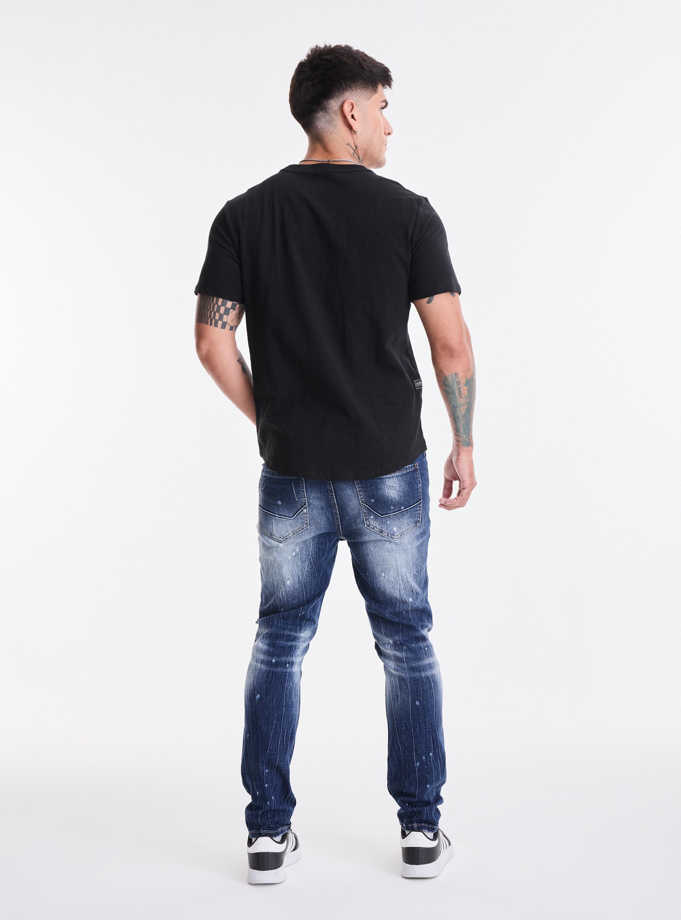 Polera Básica Longfit Bordado al Tono-5