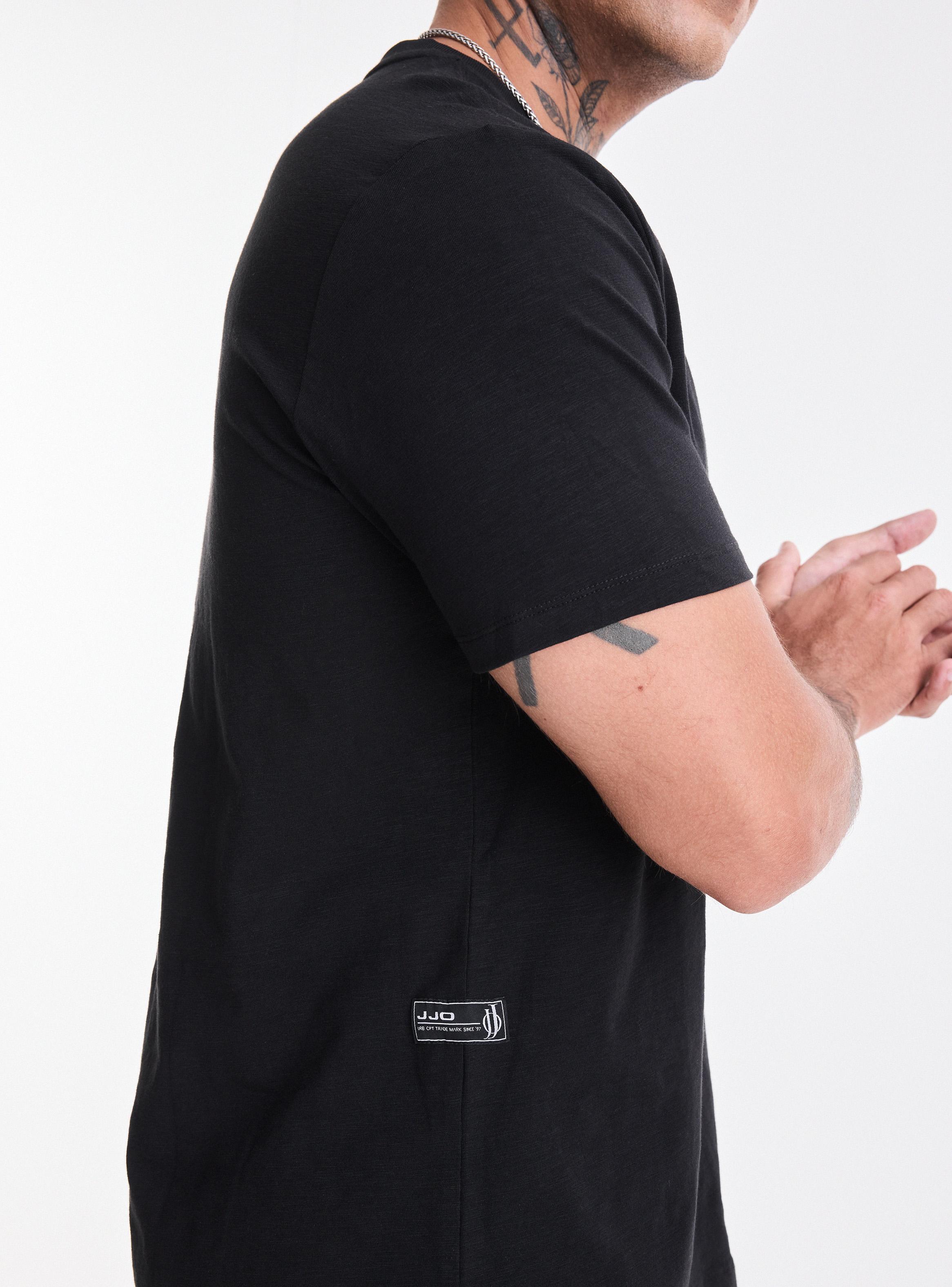 Polera Básica Longfit Bordado al Tono-3