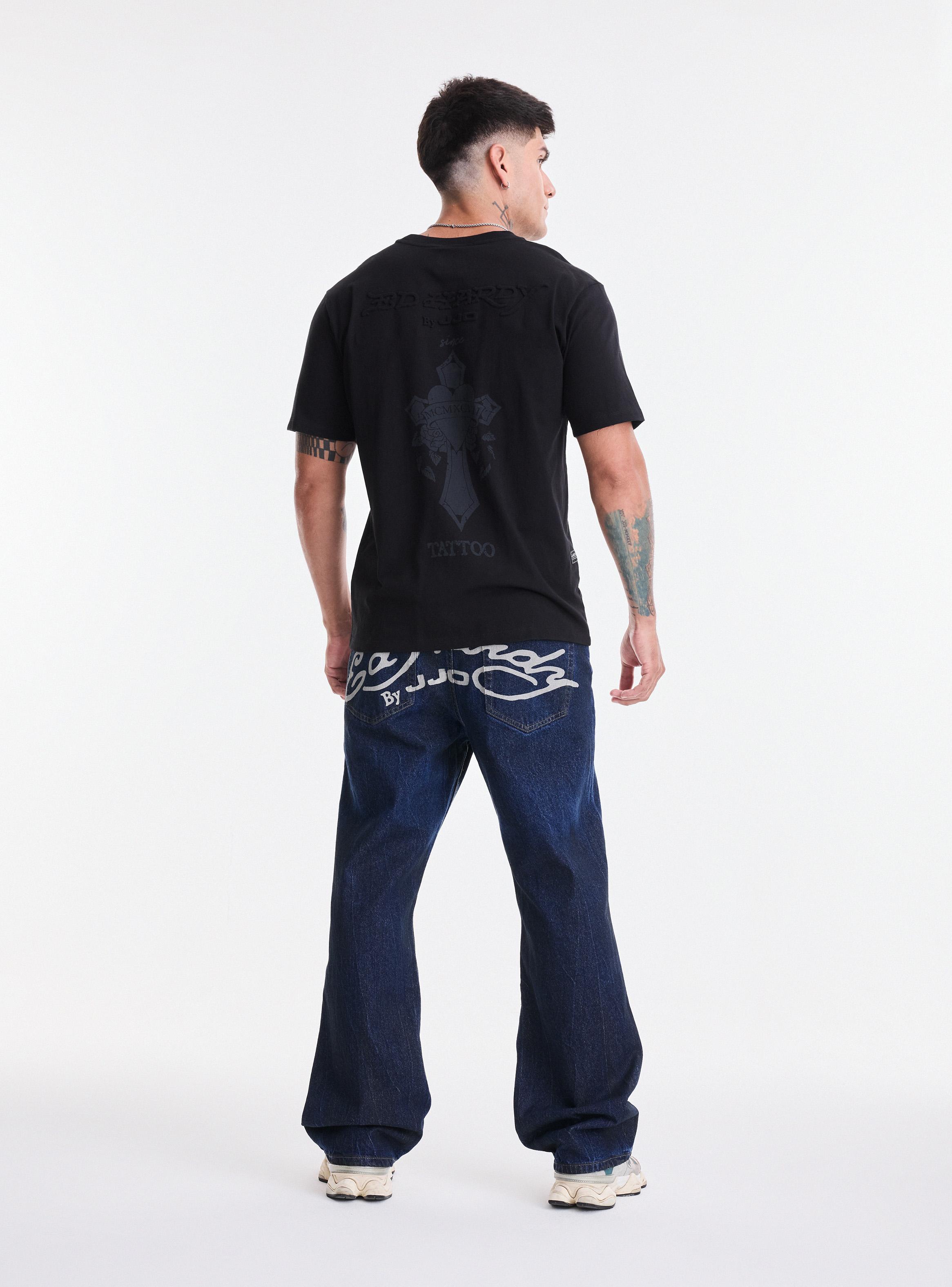 Polera Ed Hardy Logo Relieve Espalda-5