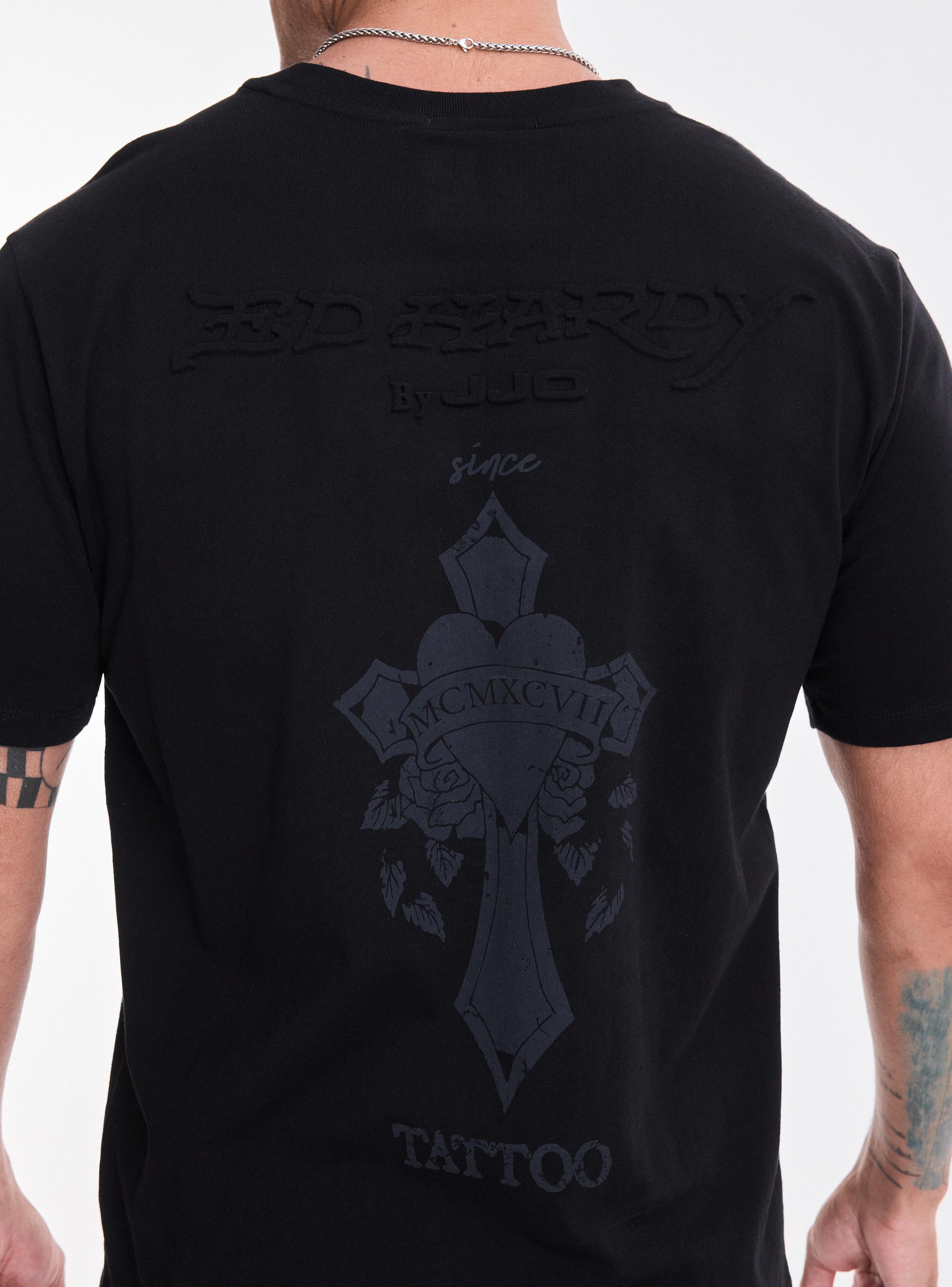 Polera Ed Hardy Logo Relieve Espalda-3