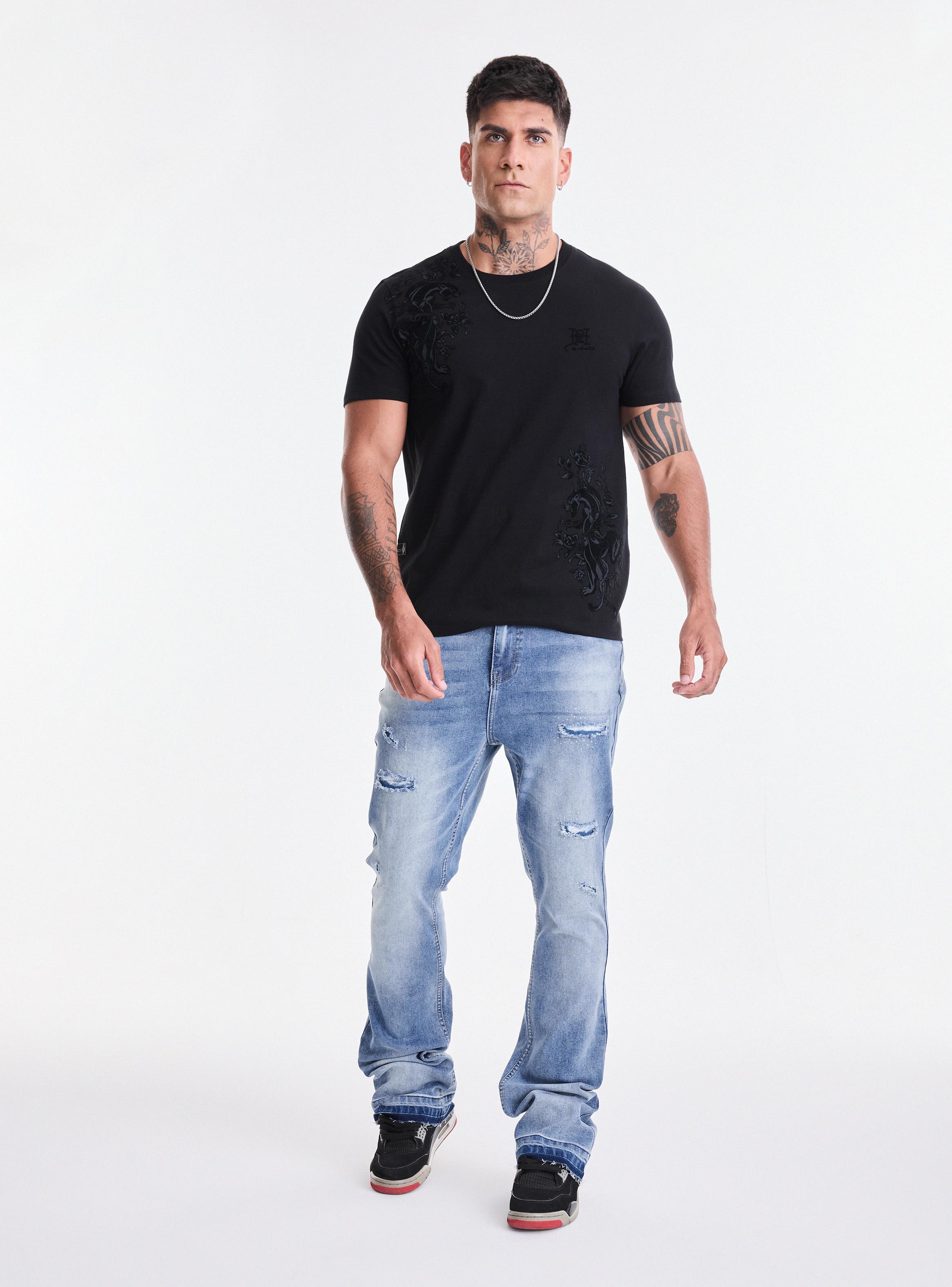 Polera Ed Hardy Estampoados Localizado con Terciopelo-4