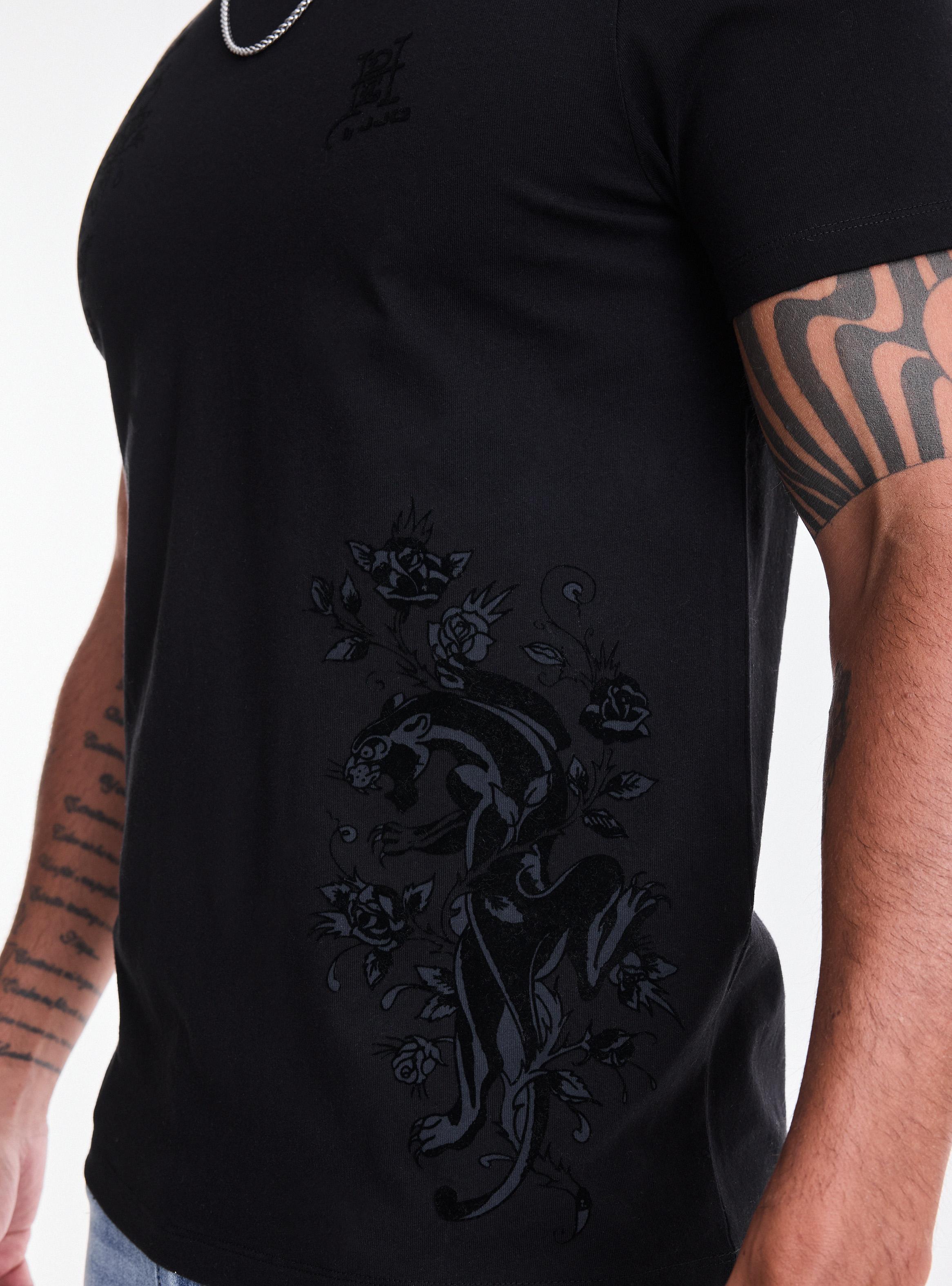Polera Ed Hardy Estampoados Localizado con Terciopelo-2