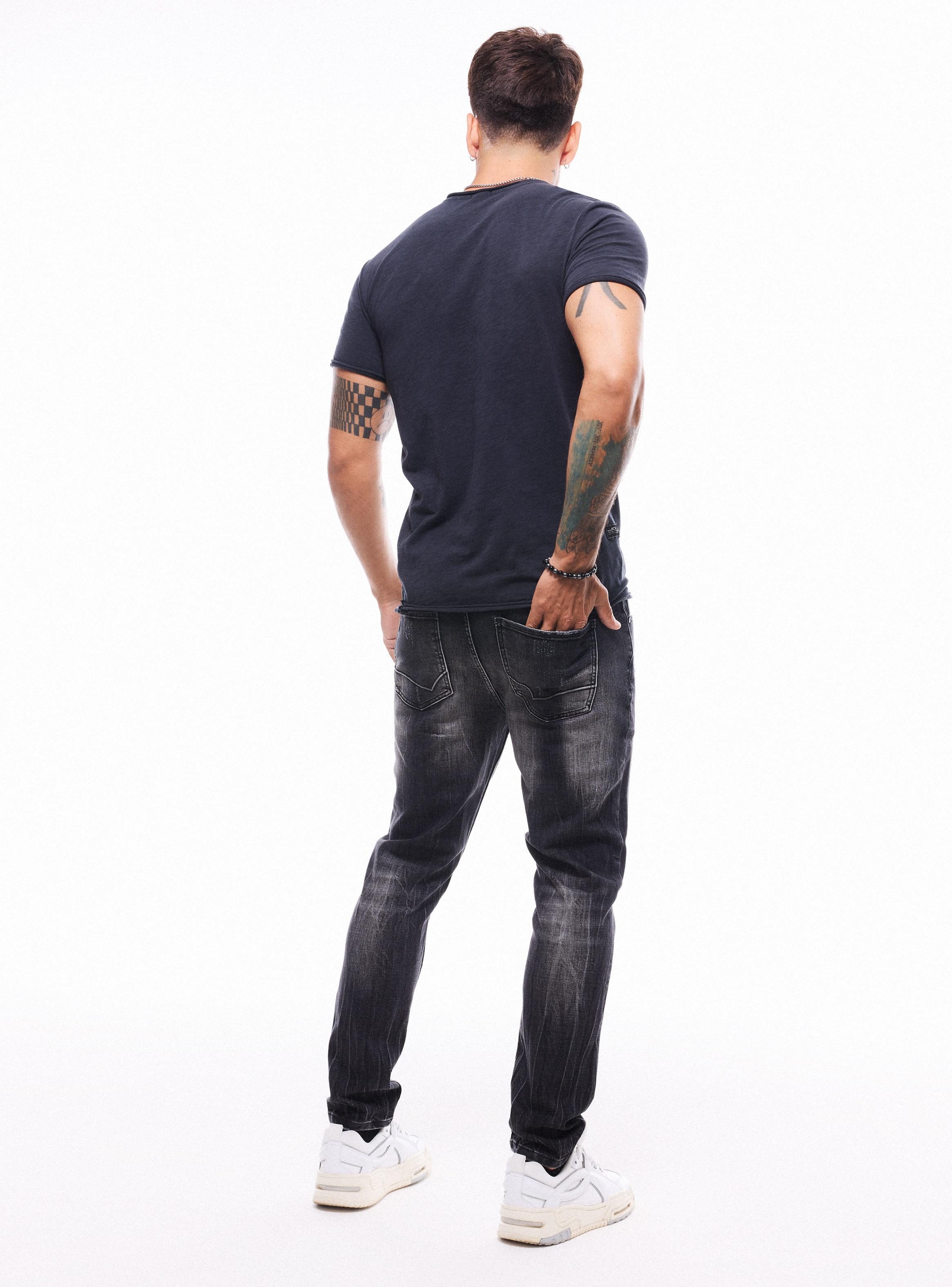 Polera Muscle Fit Lavada-5