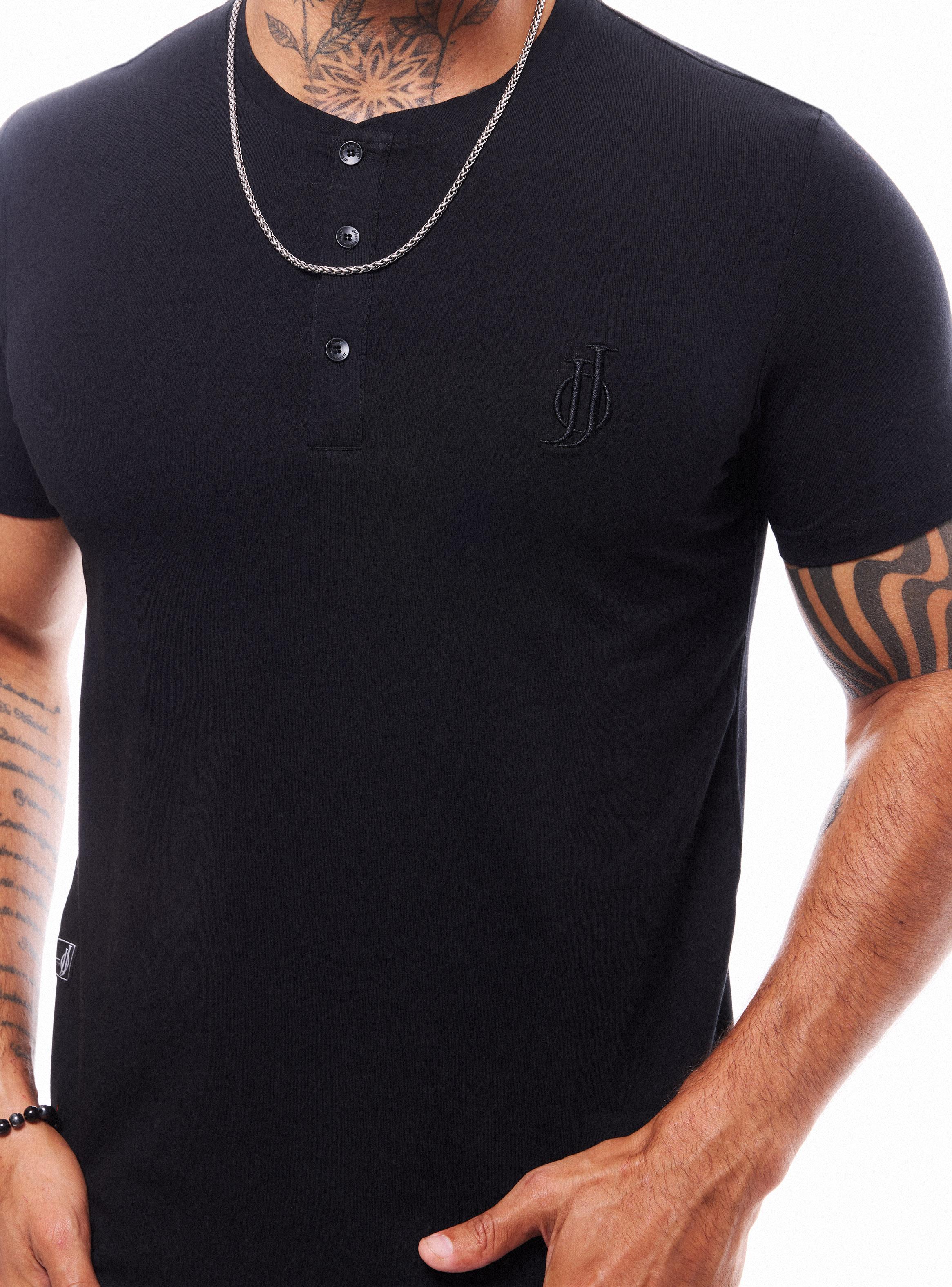 Polera Muscle Fit con Botones-3