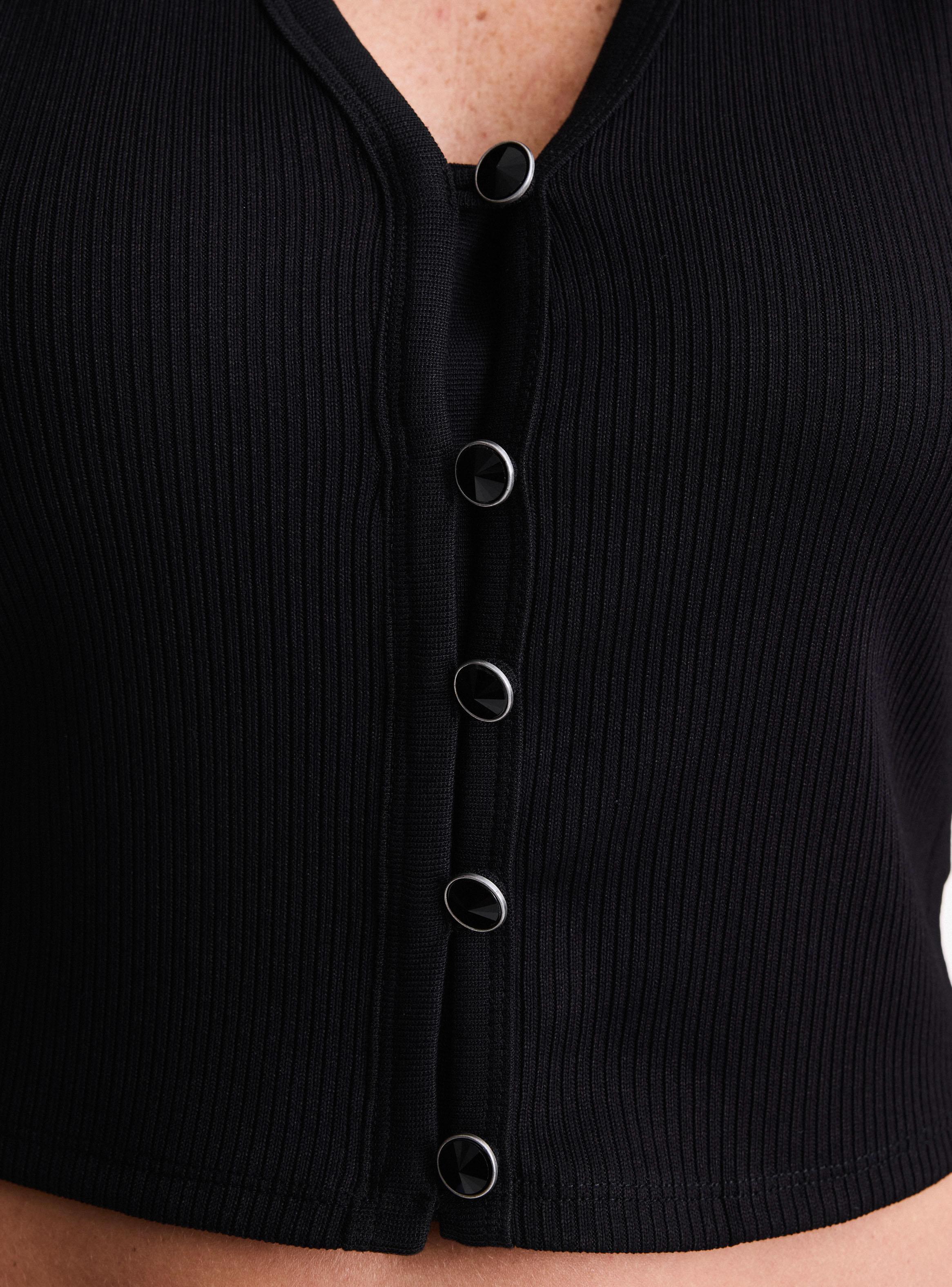 Polera Botones de Diamantes-3