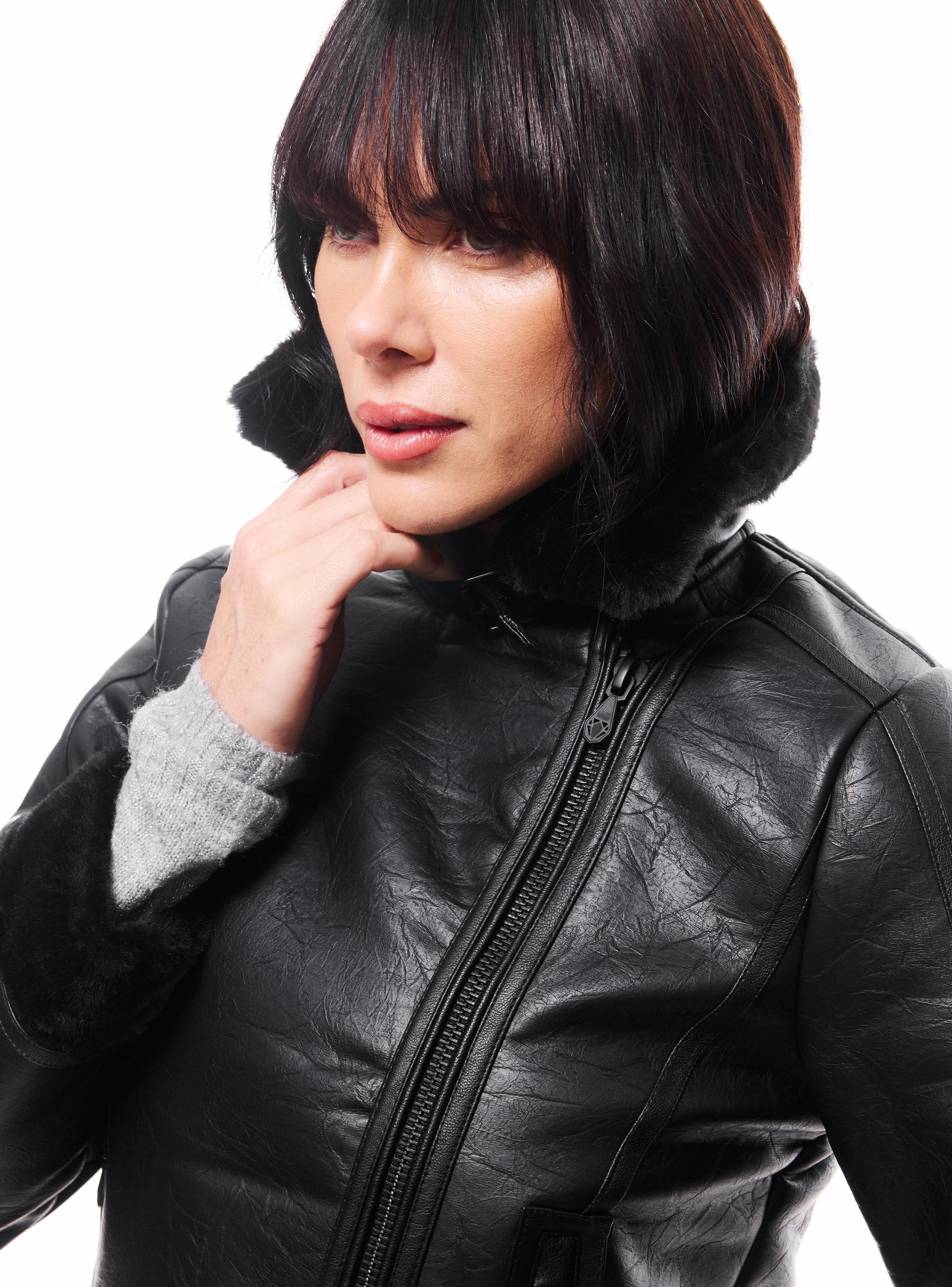 Chaqueta Aviadora con Piel Interior-3