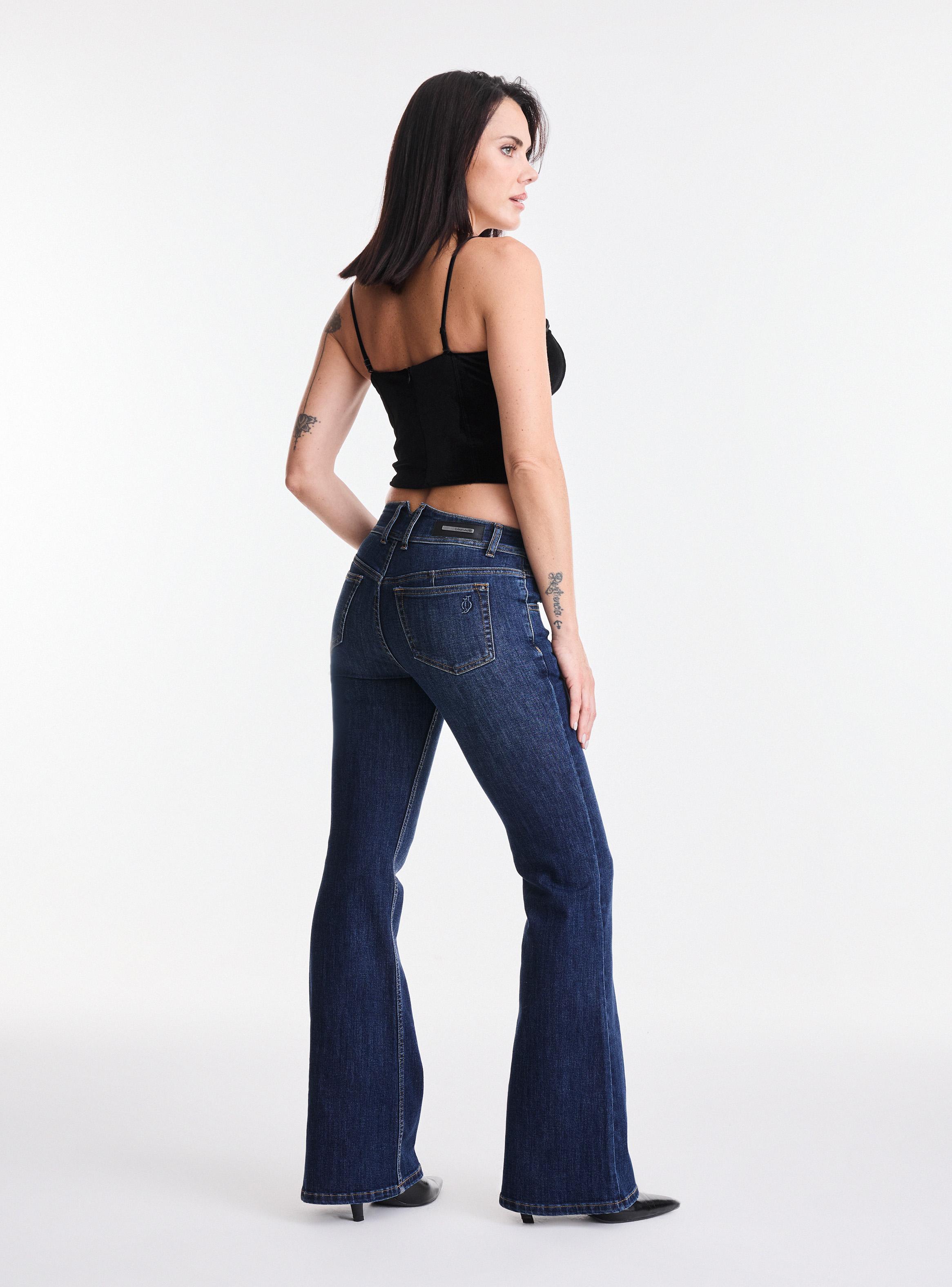 Jeans Push Up Detalle Bolsillo Delantero-5